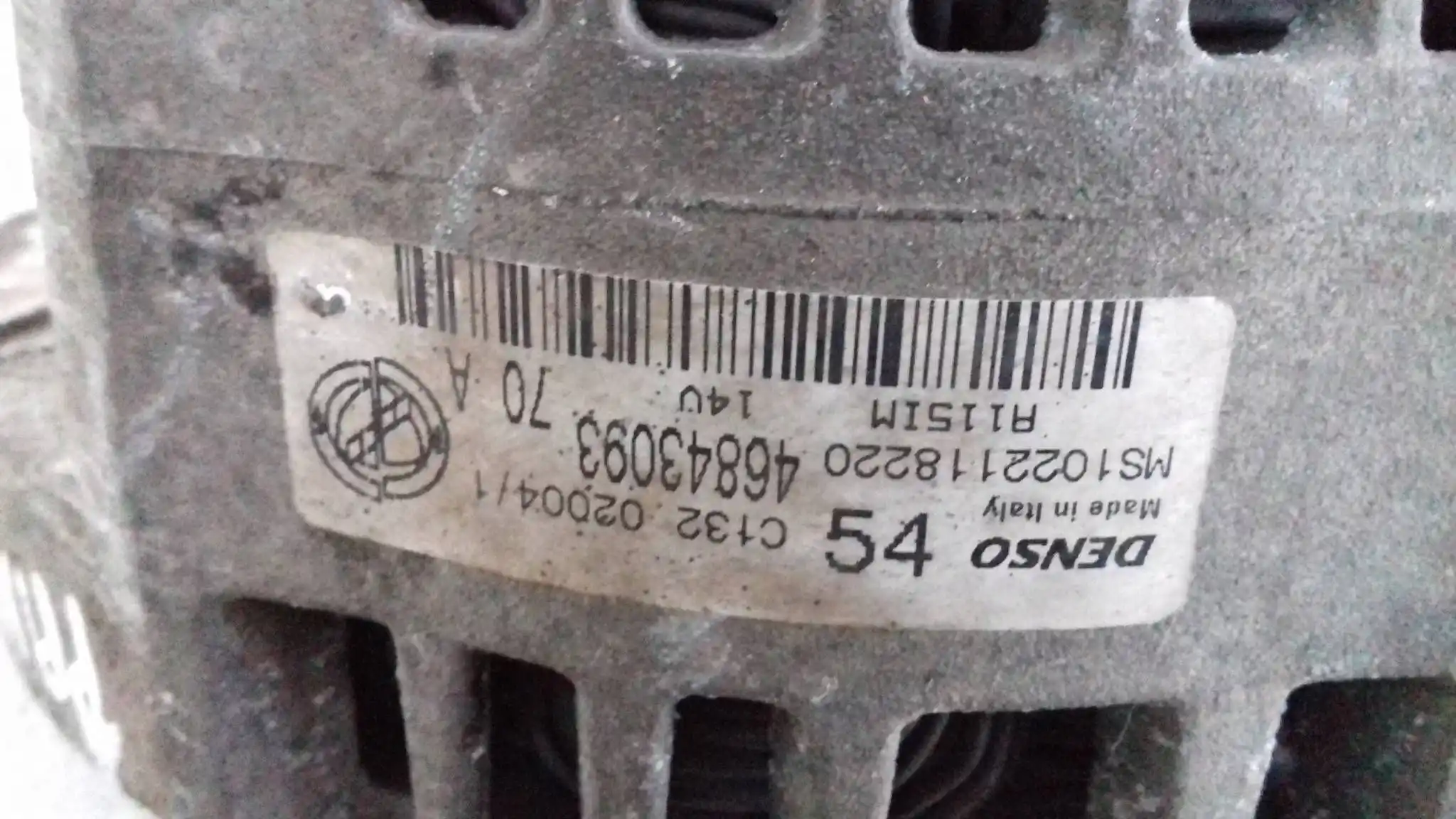 ALTERNATOR 46843093 FIAT PANDA II 1.1 03-