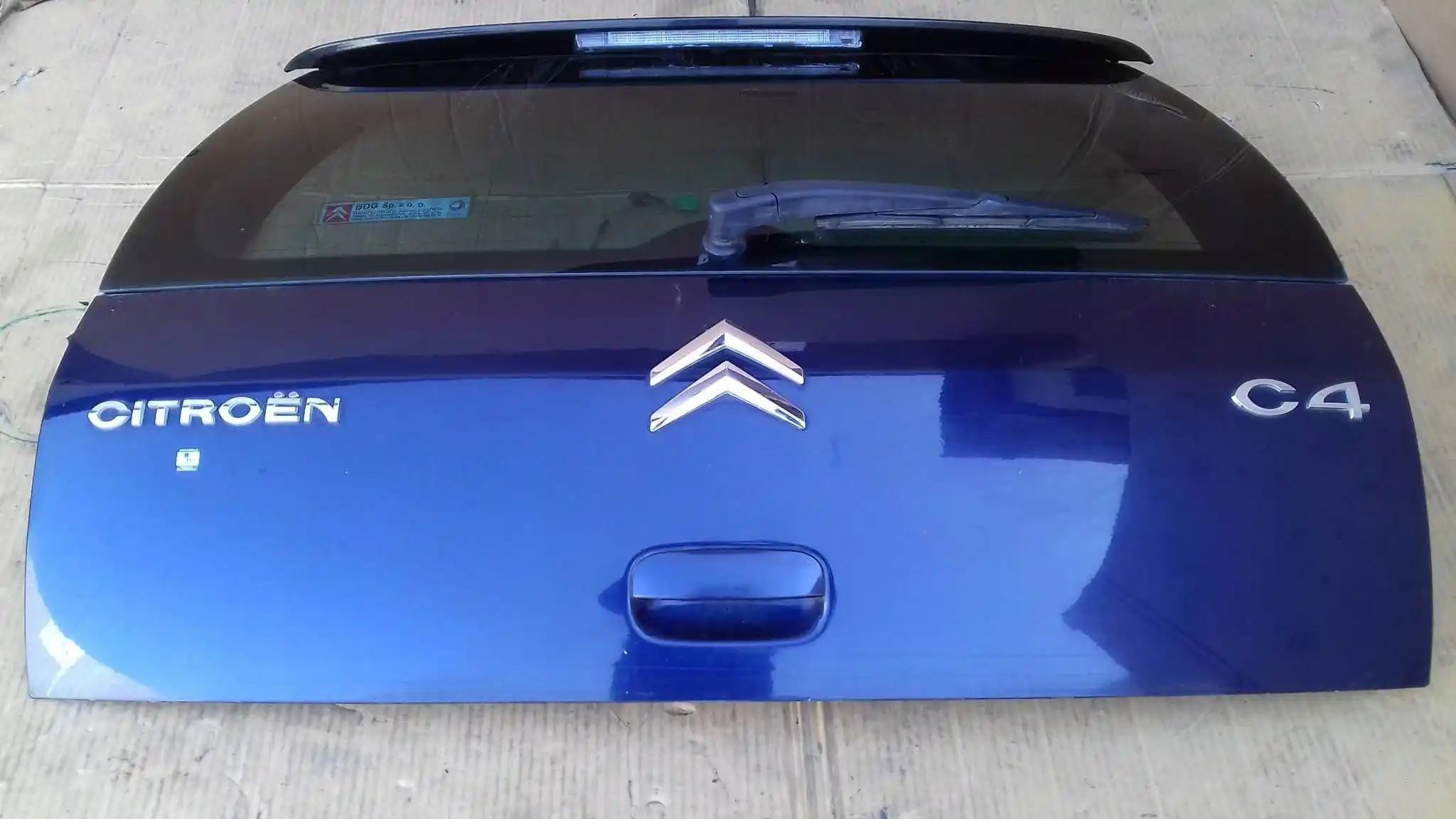 KLAPA TYŁ TYLNA CITROEN C4 I HB 5D 04- KPU