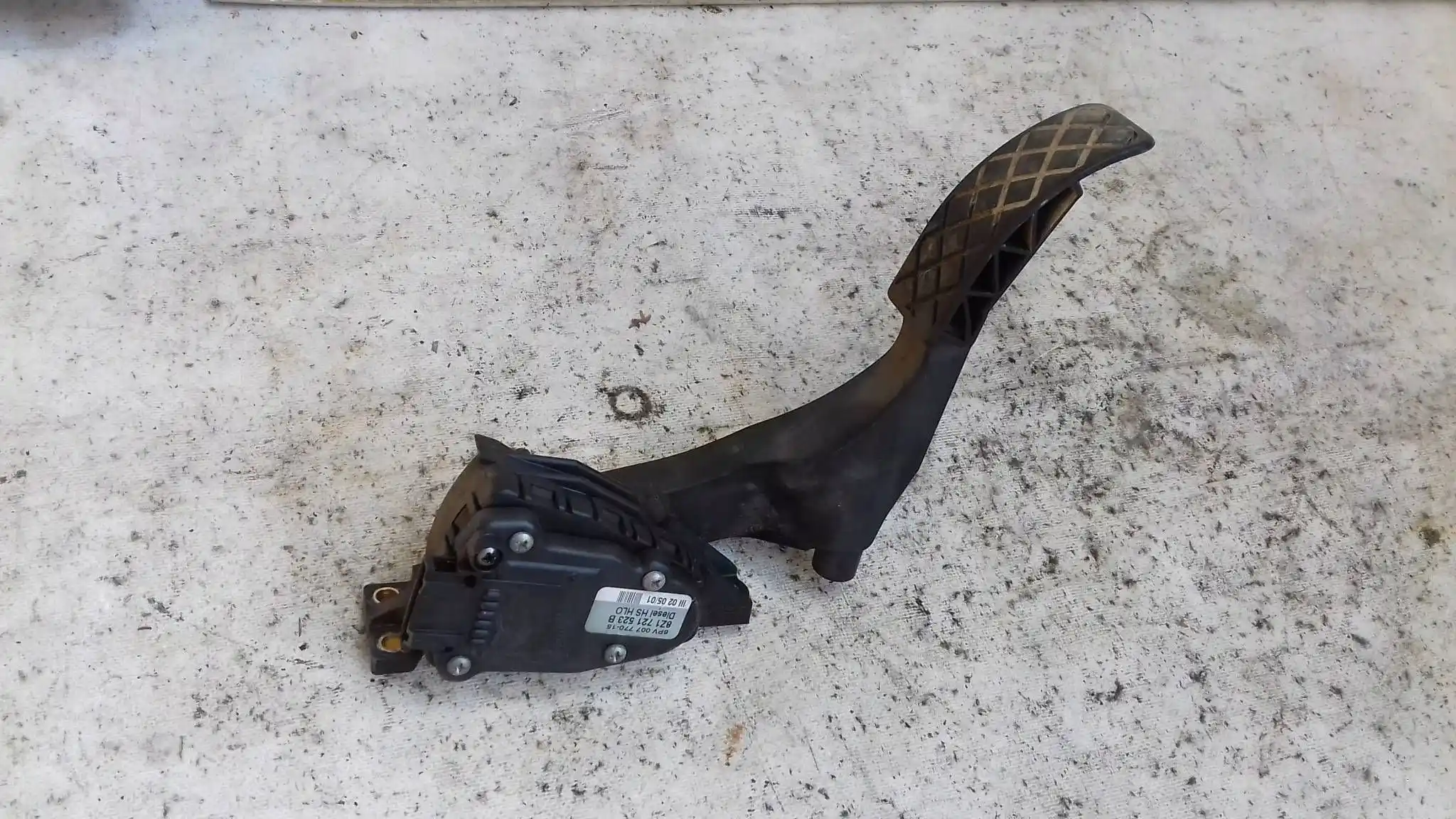 PEDAŁ GAZU POTENCJOMETR 6PV00777015 8Z1721523B AUDI A2 1.4 TDI 99-