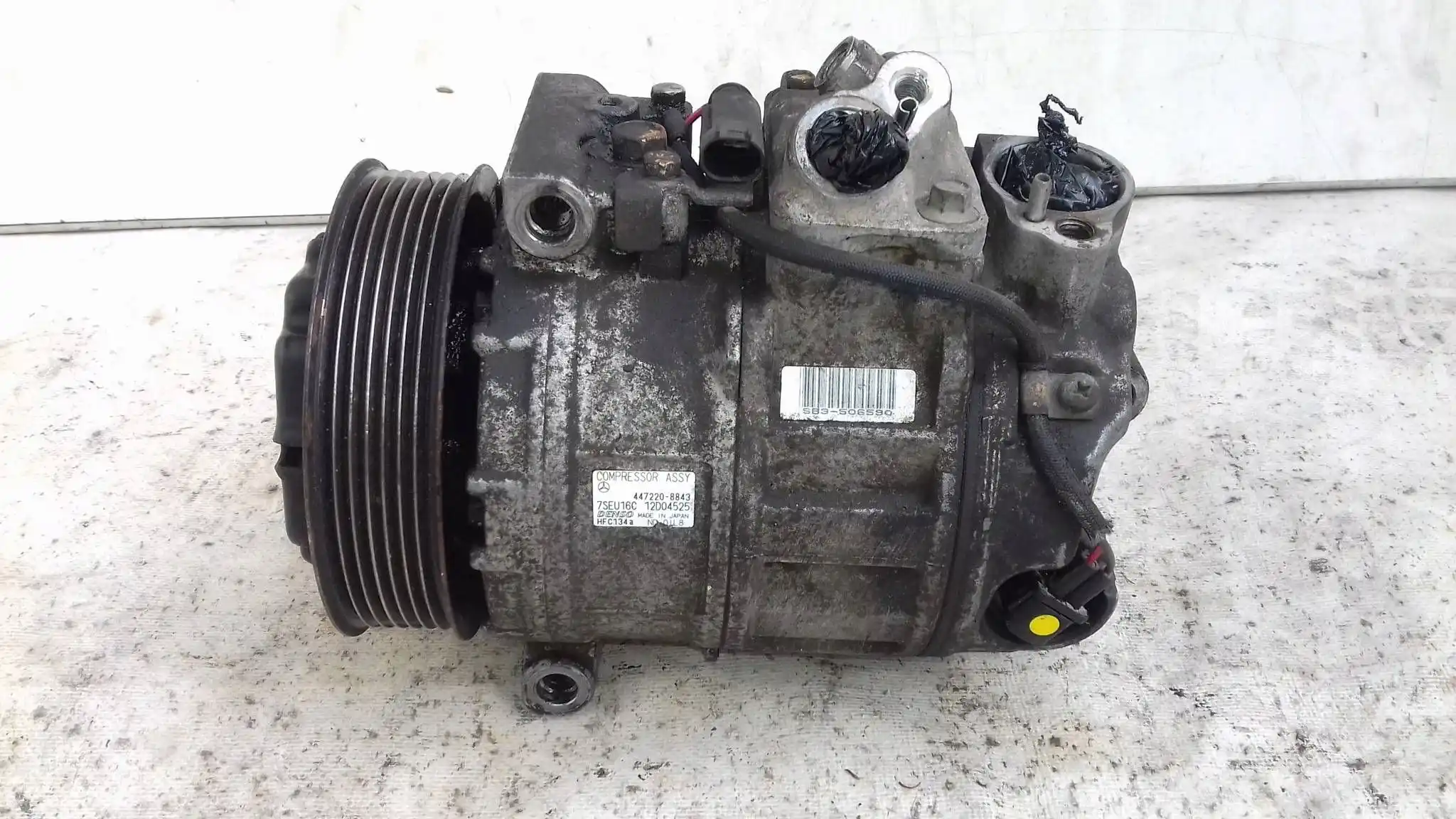 SPRĘŻARKA KOMPRESOR KLIMATYZACJI 4472208843 MERCEDES C-KLASA W203 1.8 K 00-