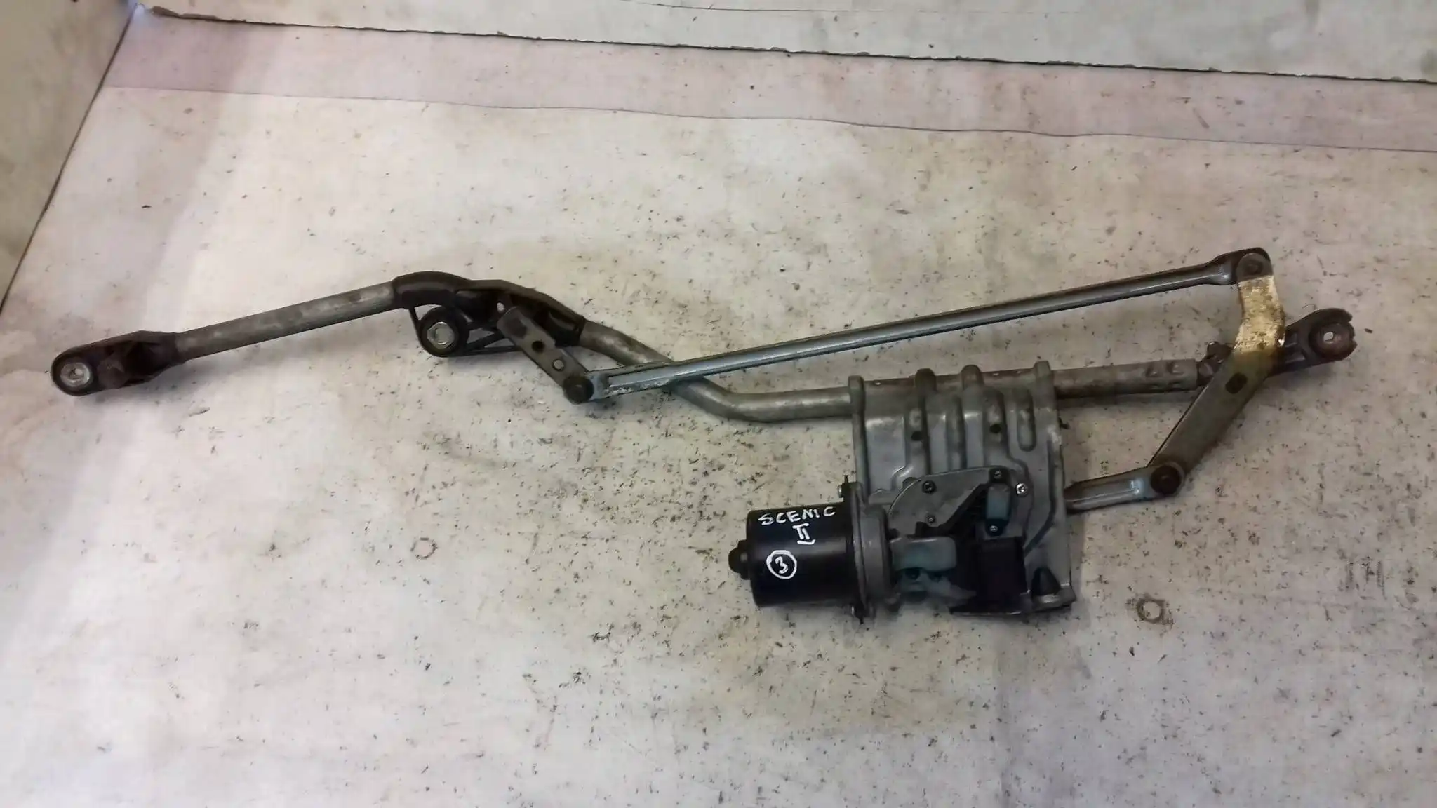 MECHANIZM SILNICZEK WYCIERACZEK PRZÓD PRZEDNICH RENAULT SCENIC II 03-