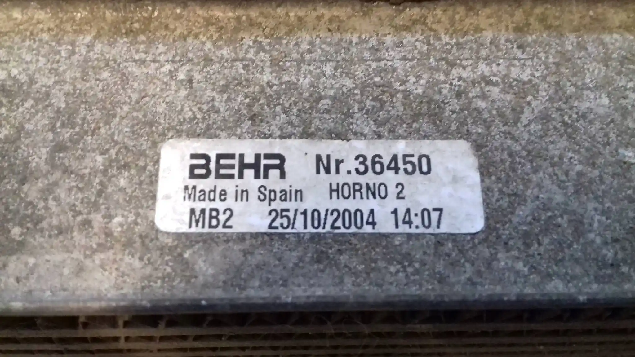 CHŁODNICA INTERCOOLER RENAULT SCENIC II 2.0 16V TURBO 03-