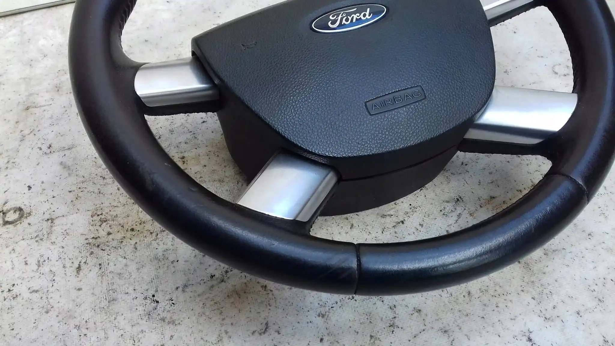 KIEROWNICA SKÓRA AIRBAG FORD C-MAX MK1 03-