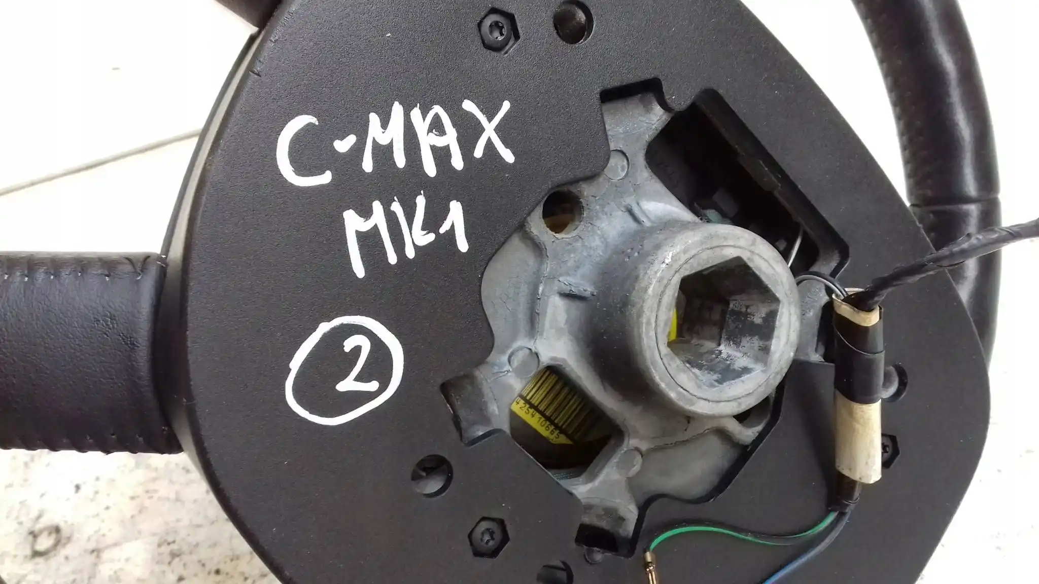 KIEROWNICA SKÓRA AIRBAG FORD C-MAX MK1 03-