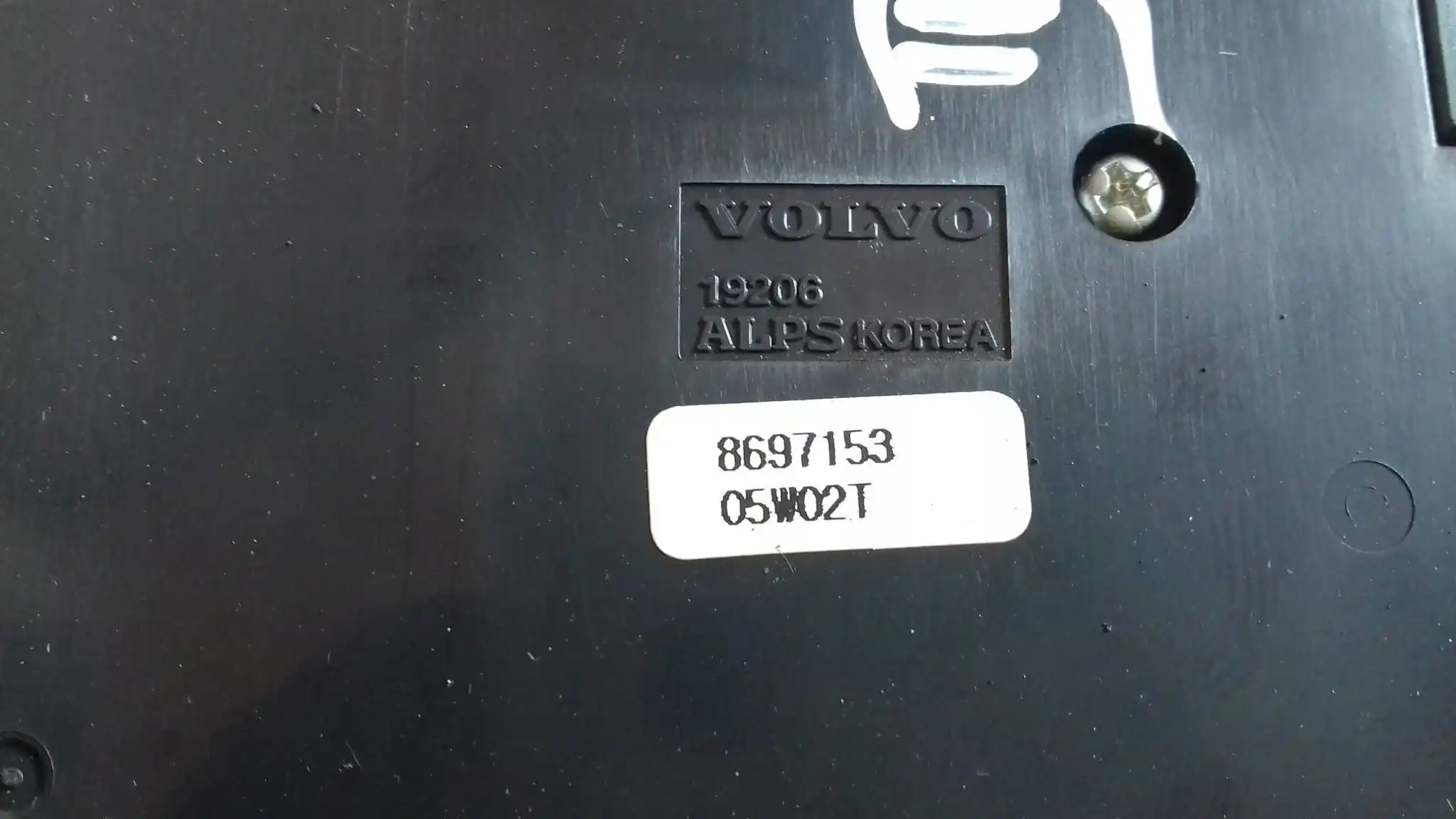 PANEL STEROWANIA NAWIEWU KLIMATYZACJI RADIA 8697153 VOLVO S40 II V50 04-