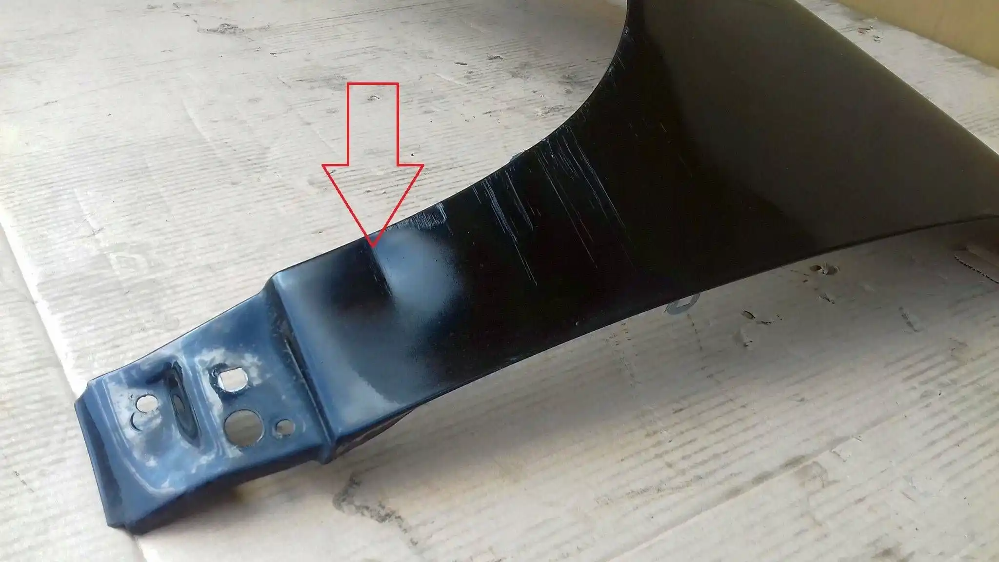 BŁOTNIK LEWY PRZÓD PRZEDNI VOLVO S40 II V50 04-07 LAK 019-26