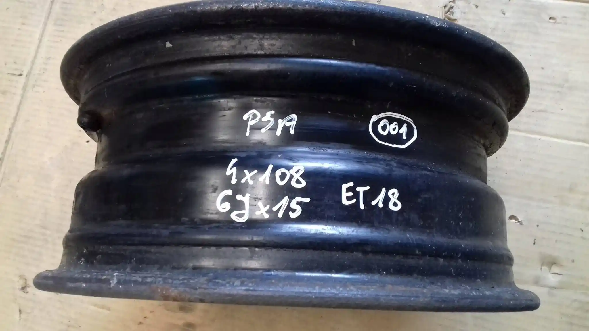 FELGA STALOWA 6Jx15'' ET18 4x108 PSA PEUGEOT CITROEN
