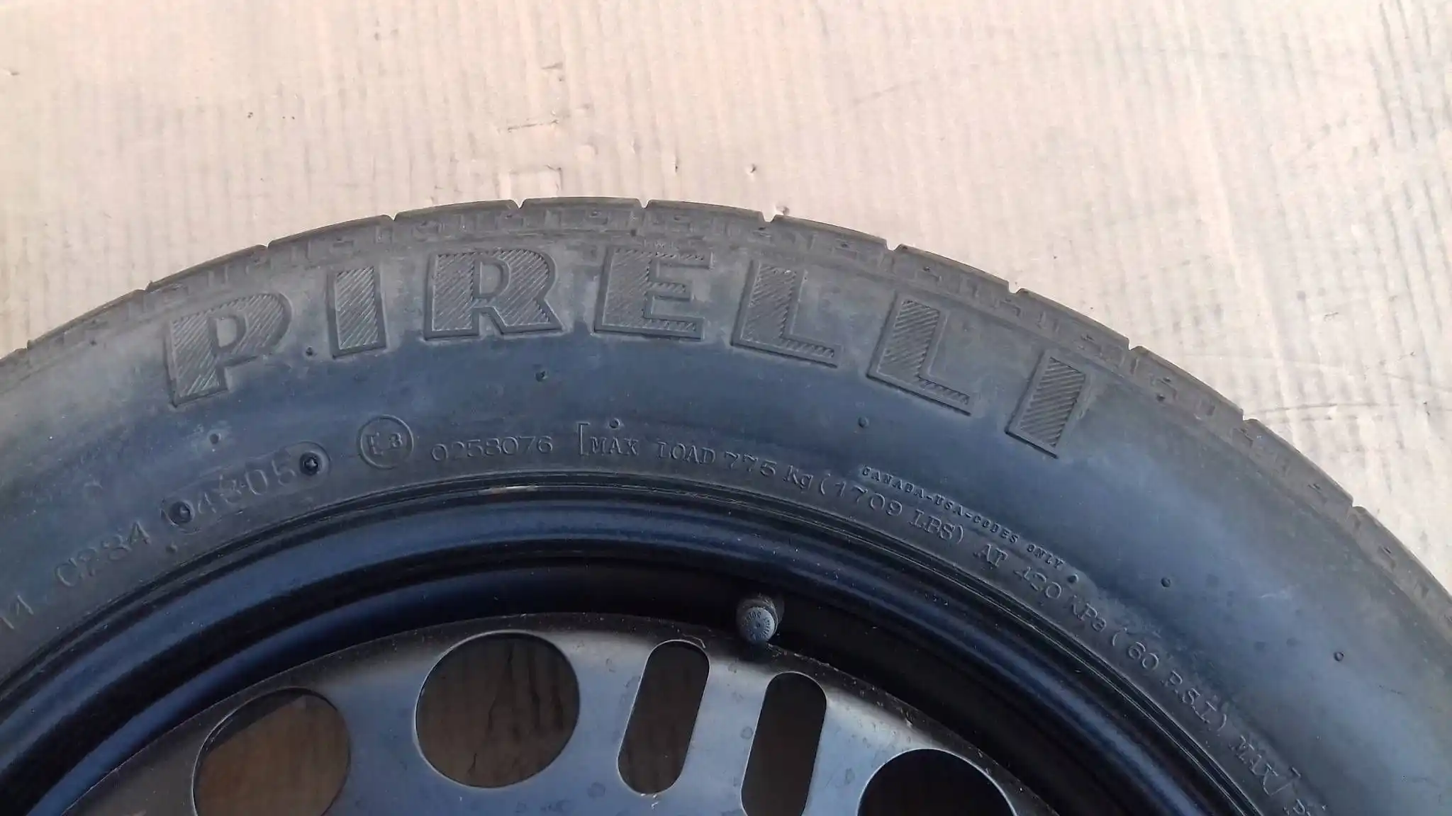 KOŁO DOJAZDOWE 5x110 16'' ET41 PIRELLI T125/85/R16 99M SAAB 93 9-3 OPEL