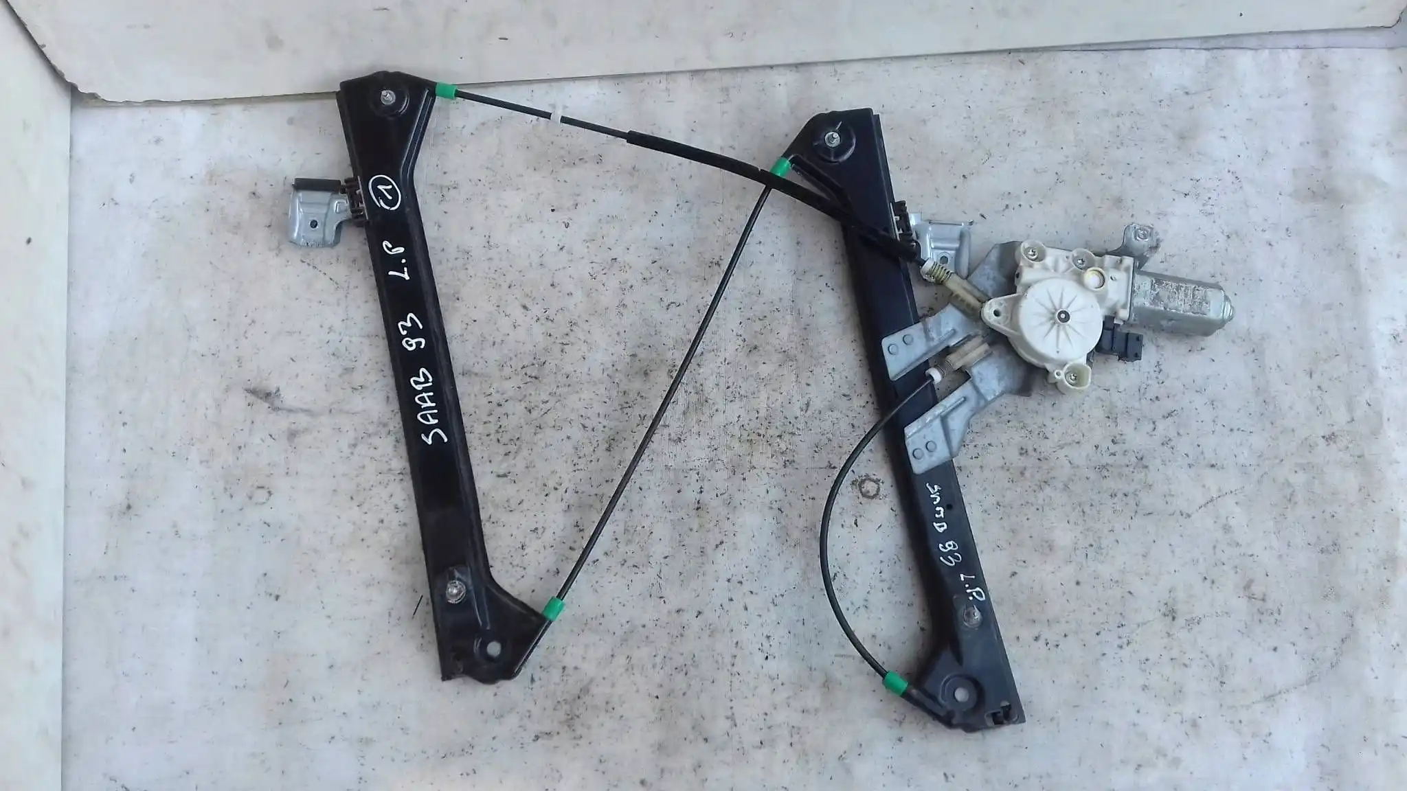 MECHANIZM SILNICZEK SZYBY LEWY PRZÓD 6 PIN SAAB 9-3 93 II KOMBI 02-