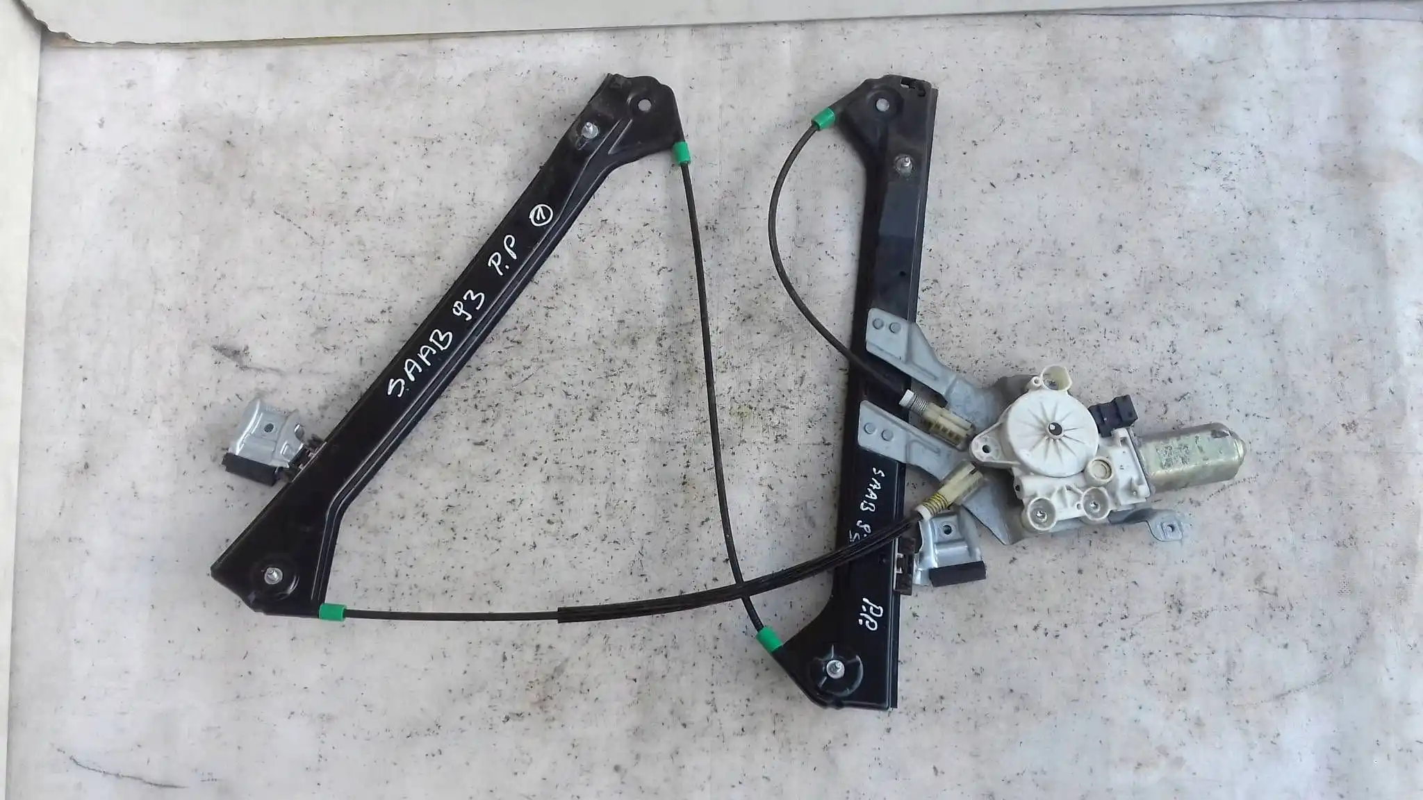 MECHANIZM SILNICZEK SZYBY PRAWY PRZÓD 6 PIN SAAB 9-3 93 II KOMBI 02-