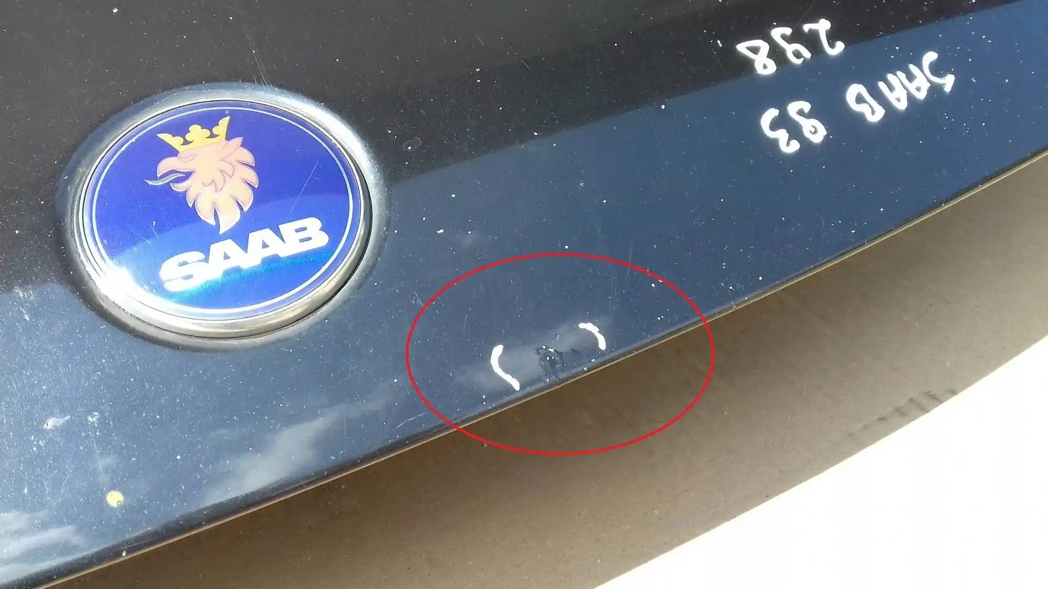 MASKA POKRYWA PRZÓD PRZEDNIA SAAB 9-3 93 II 02-07 LAK.298