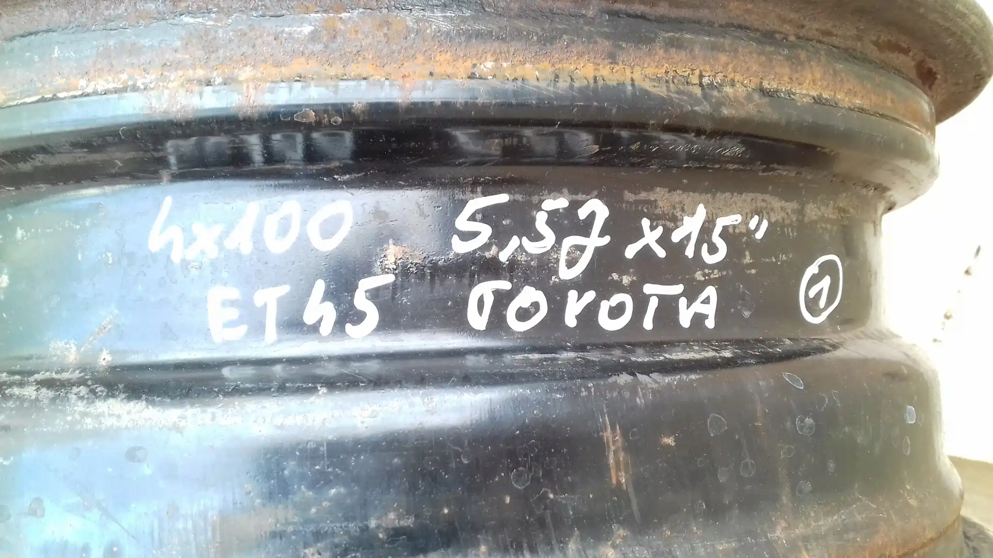 FELGA FELGI STALOWE TOYOTA 5,5Jx15'' 4x100 ET45
