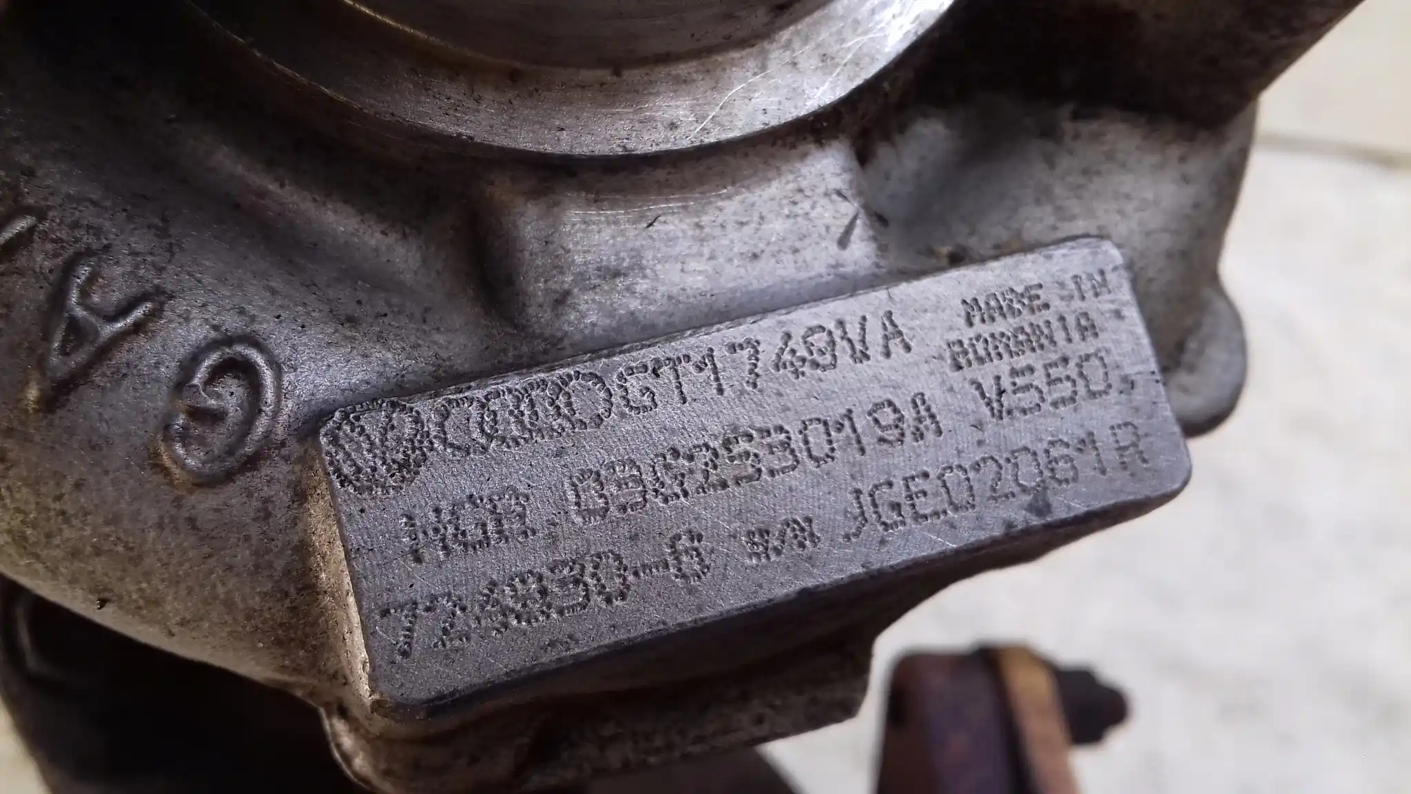 TURBOSPRĘŻARKA TURBO 03G253019A GT1740VA SKODA OCTAVIA II 1.9TDI 04-AUDI VW