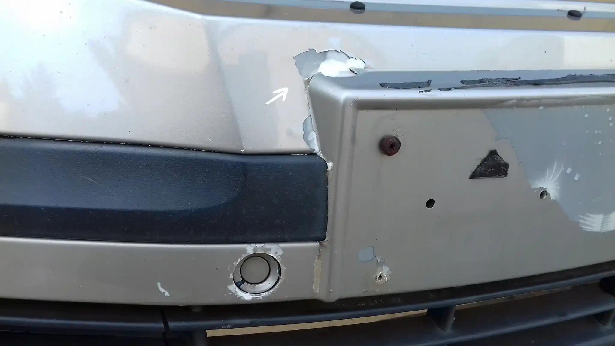 ZDERZAK PRZÓD PRZEDNI 1Z0807221 SKODA OCTAVIA II 04-08 LAK. 9202