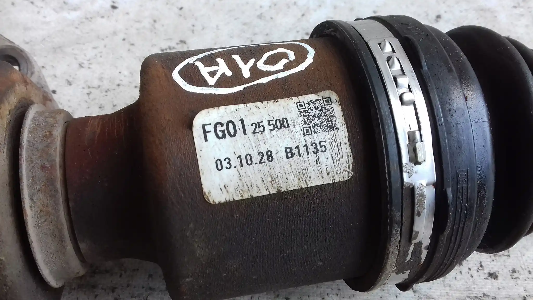 PÓŁOŚ PRAWA DŁUGA 36/24 FG0125500 MAZDA 3 BK 1.4 1.6 16V 03-