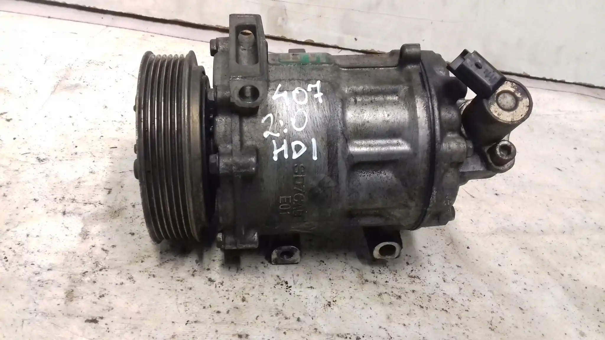 SPRĘŻARKA KOMRESOR KLIMATYZACJI 9648138980 PEUGEOT 407 HDI 04- CITROEN PSA