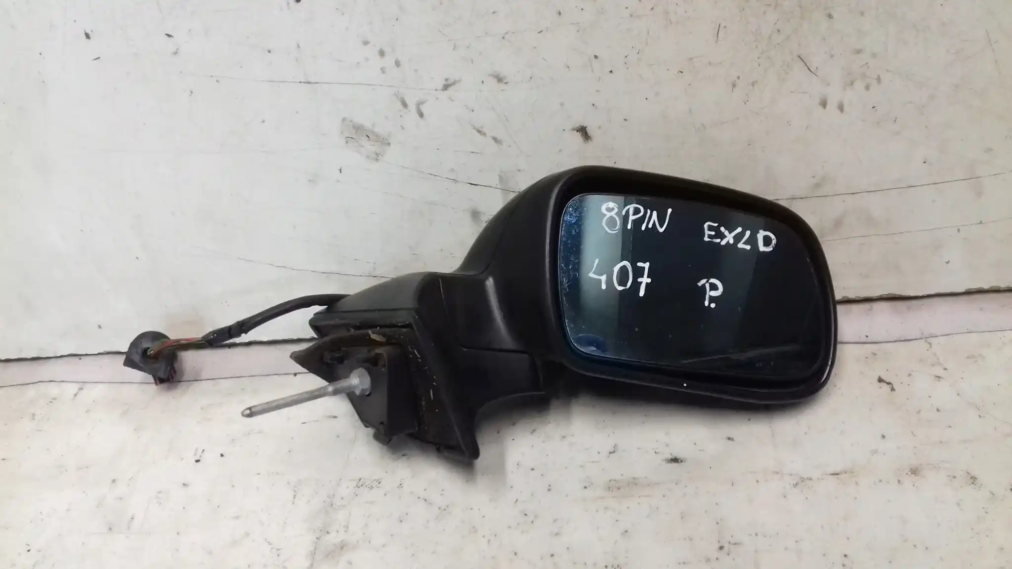 LUSTERKO PRAWE ELEKTRYCZNE 8 PIN PEUGEOT 407 04- EXLD