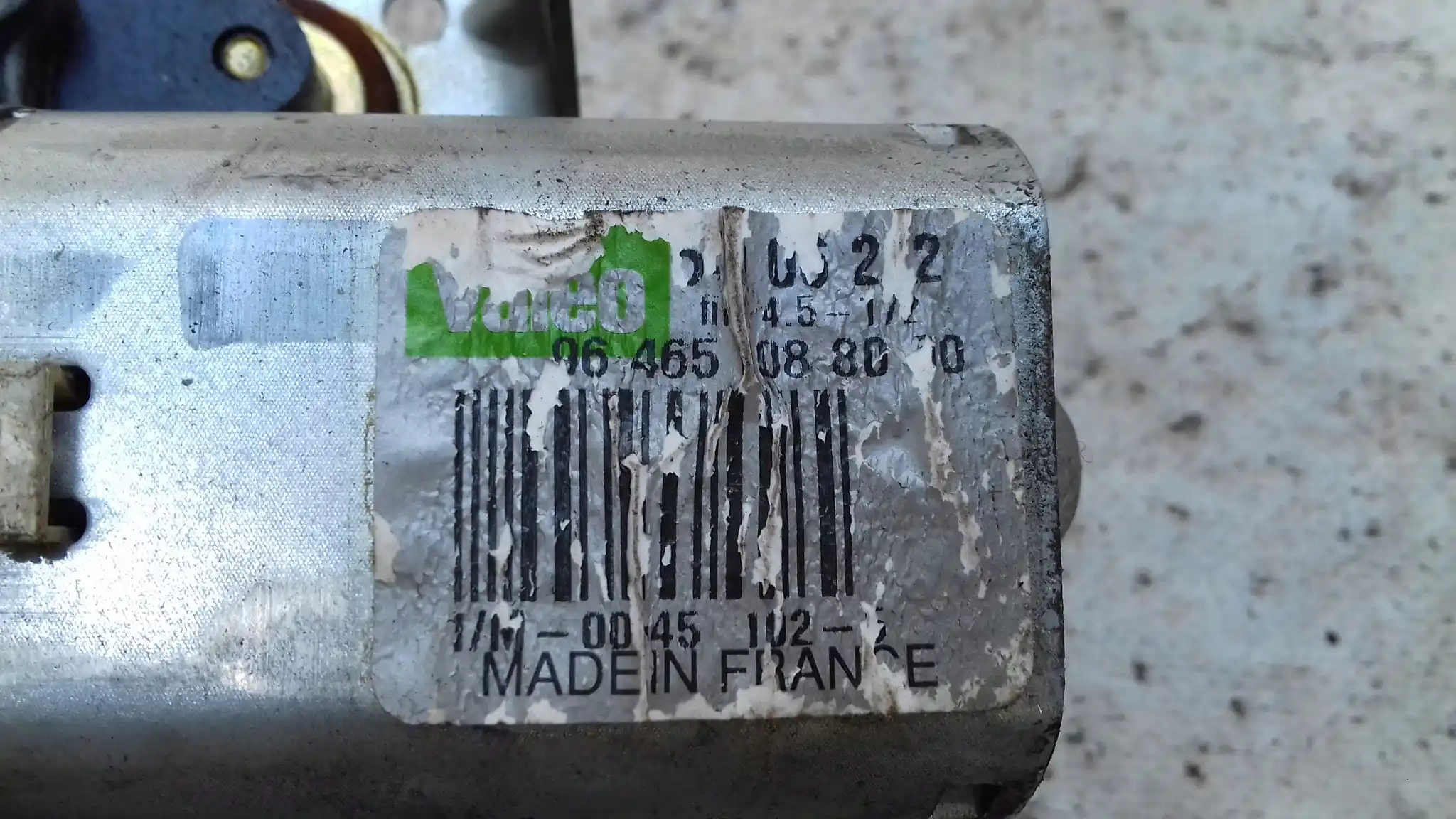 SILNICZEK WYCIERACZKI TYŁ 96465088000 PEUGEOT 407 SW KOMBI 04-