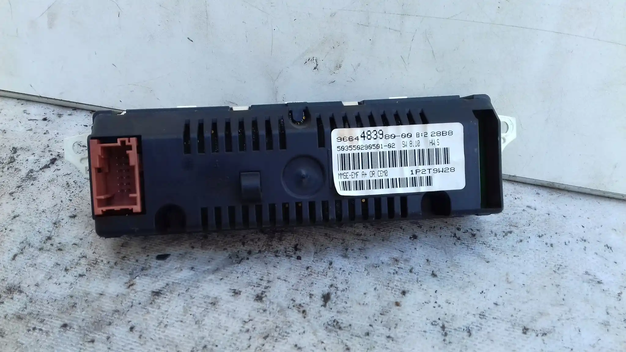 WYŚWIETLACZ EKRAN 9664483980 PEUGEOT 207 06-
