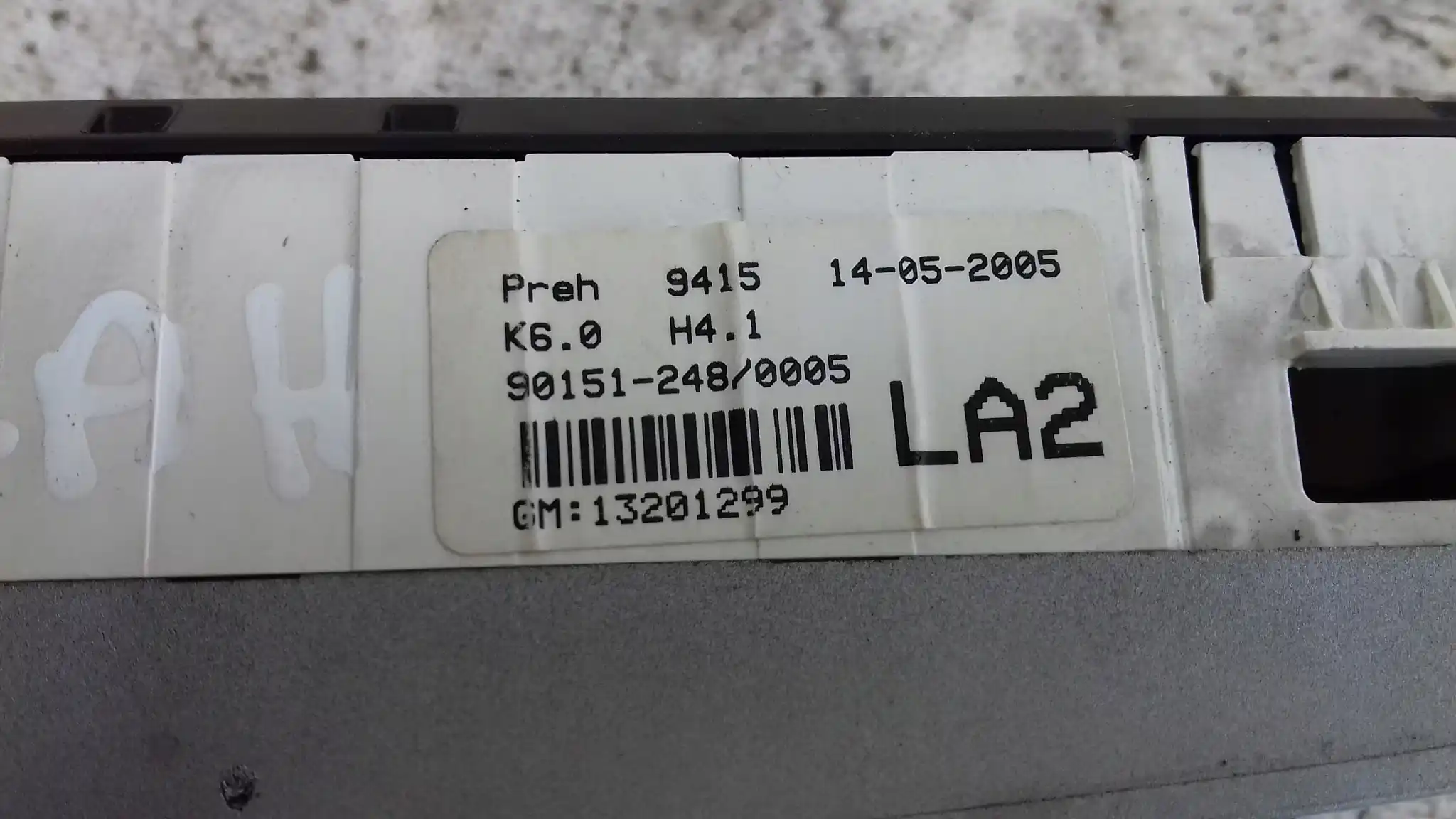 PANEL STEROWANIA NAWIEWU KLIMATYZACJI 13201299 OPEL ASTRA H III 3 04-