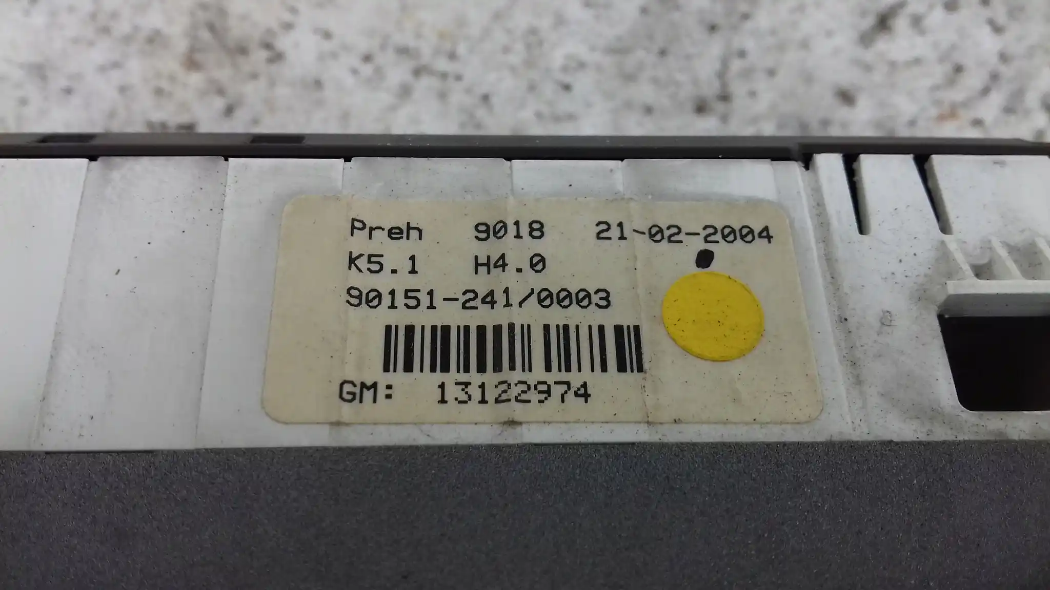 PANEL STEROWANIA NAWIEWU KLIMATYZACJI 13122974 OPEL ASTRA H III 3 04-