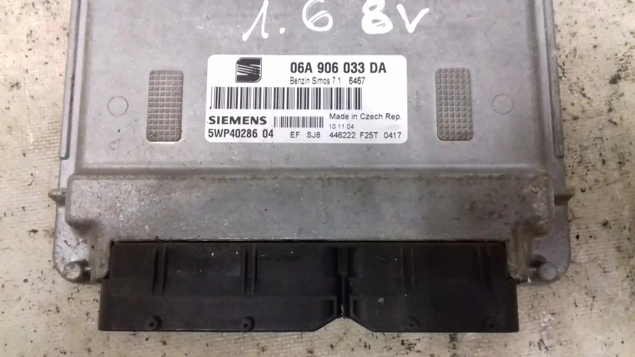 KOMPUTER 06A906033DA ZESTAW IMMO SEAT TOLEDO III 1.6 8V 04-