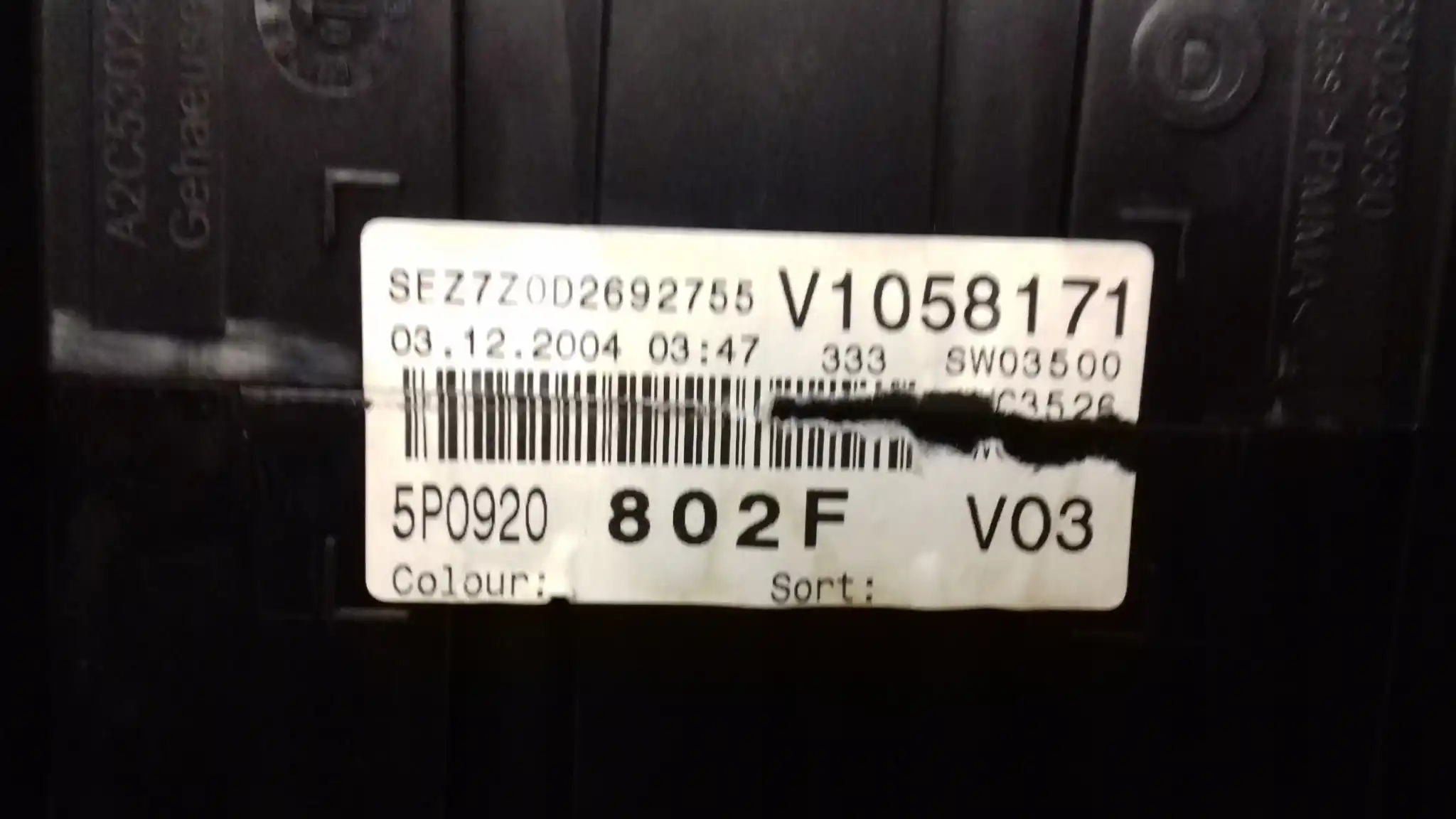 KOMPUTER 06A906033DA ZESTAW IMMO SEAT TOLEDO III 1.6 8V 04-