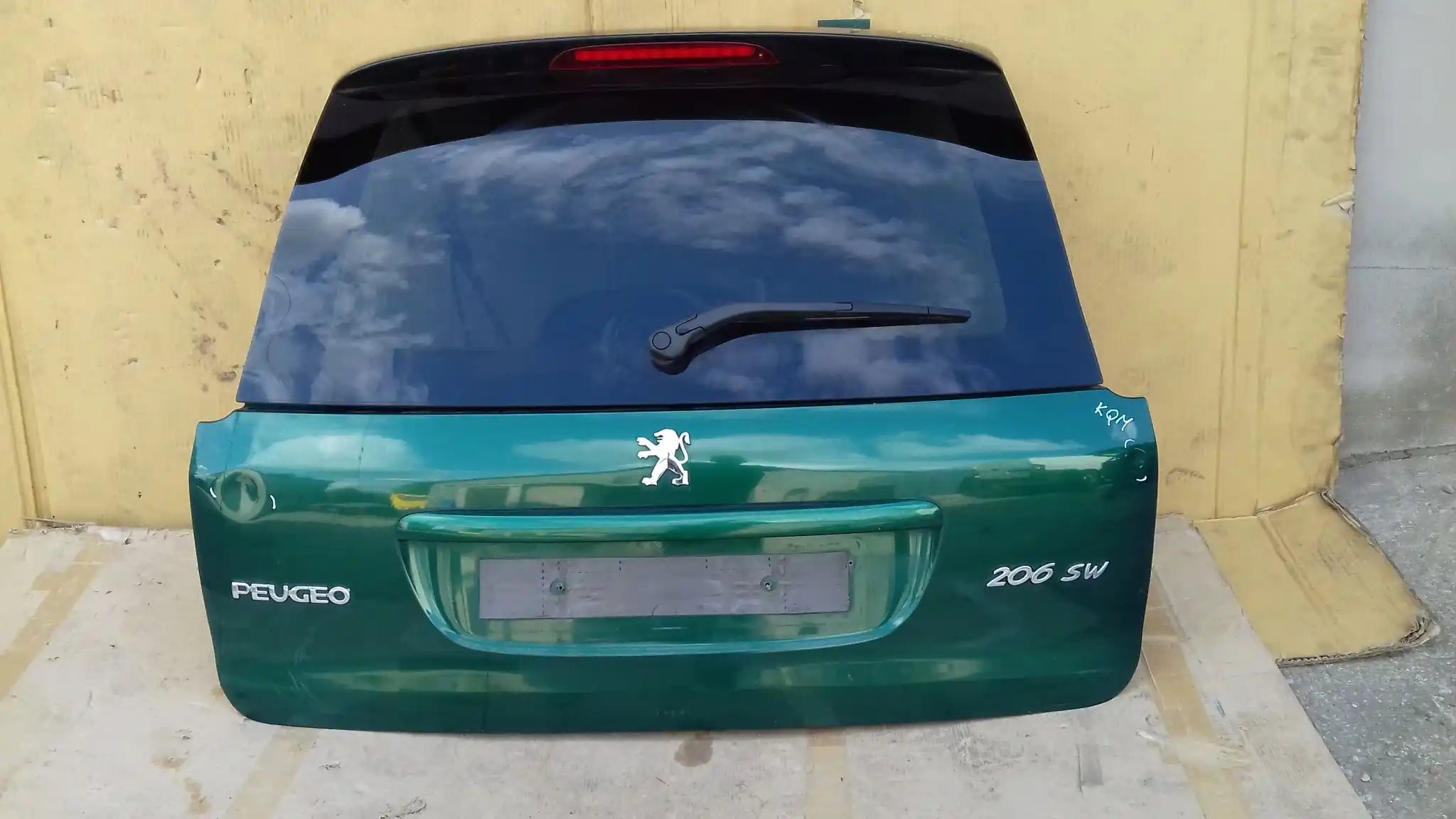 KLAPA TYŁ TYLNA SZYBA PEUGEOT 206 KOMBI SW 01- KQM