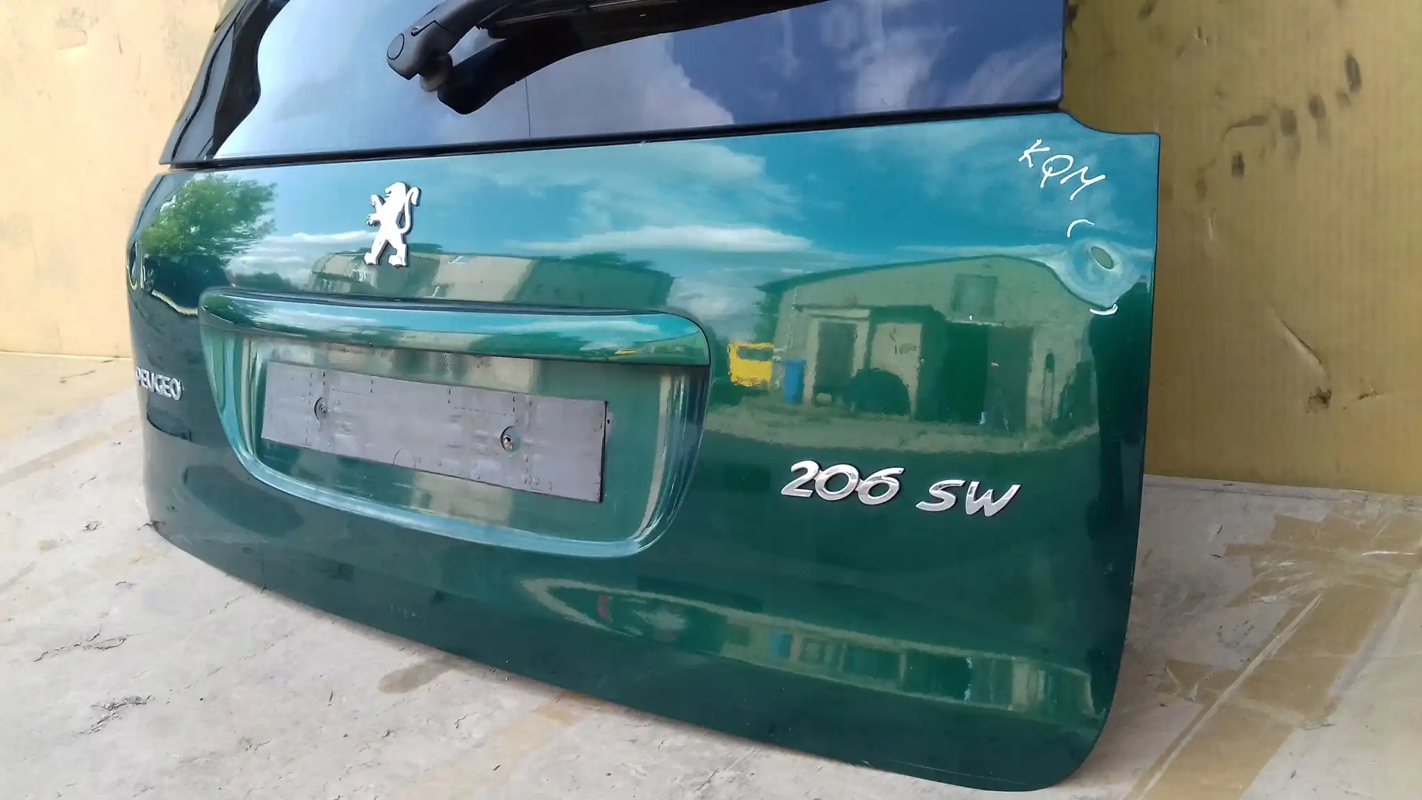 KLAPA TYŁ TYLNA SZYBA PEUGEOT 206 KOMBI SW 01- KQM