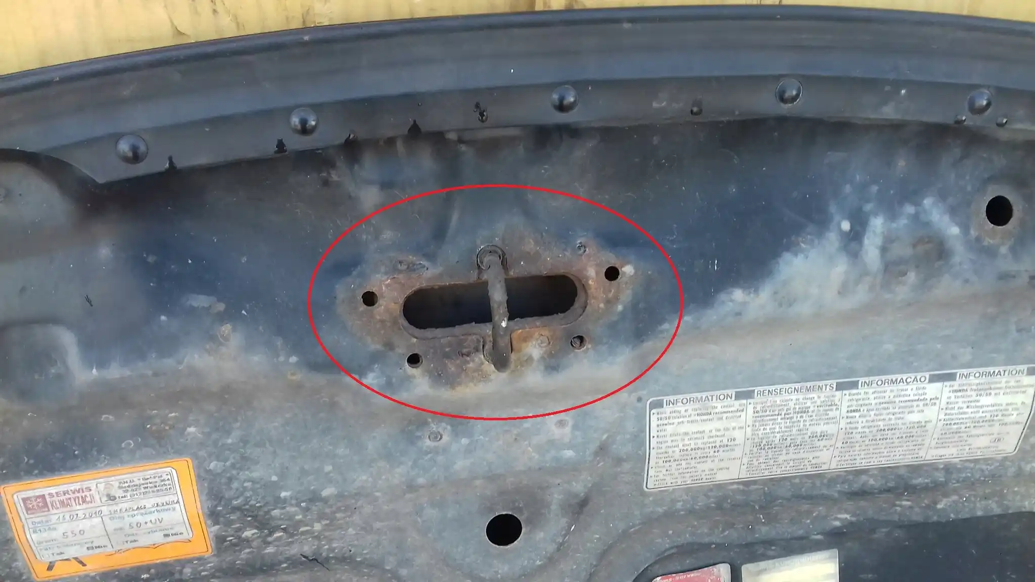 MASKA POKRYWA PRZÓD PRZEDNIA HONDA CIVIC VII 5D HB 00- B92P