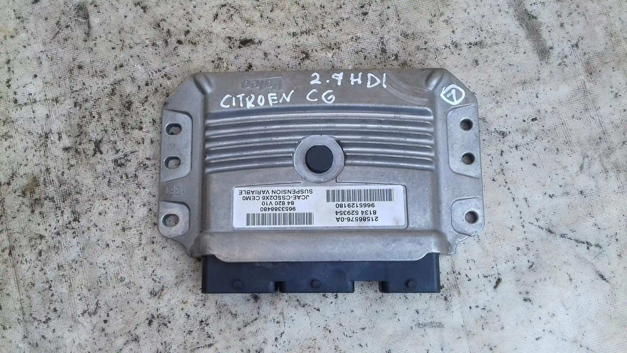 STEROWNIK KOMPUTER 9665129180 MODUŁ ZAWIESZENIA PNEUMATYCZNEGO CITROEN C6