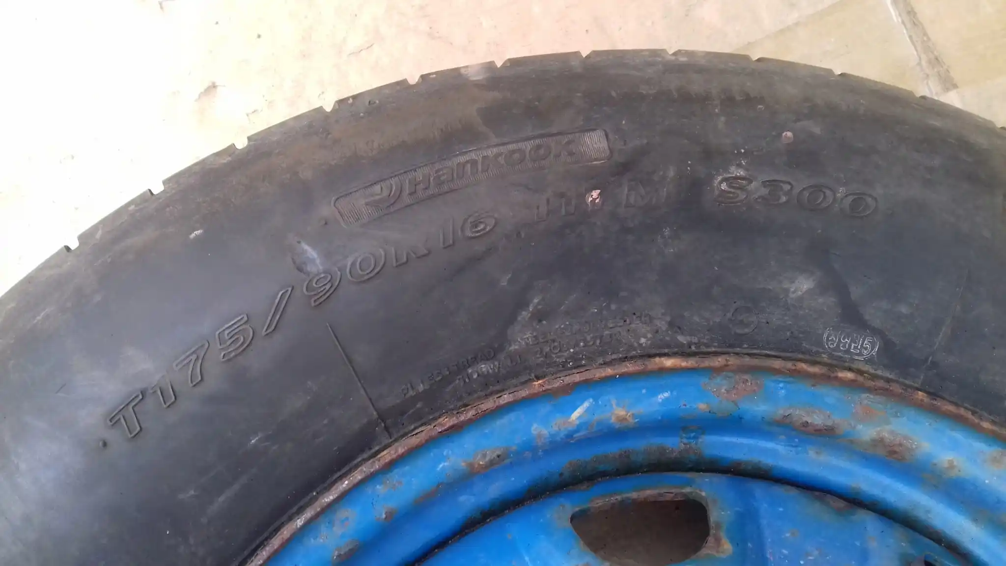 KOŁO DOJAZDOWE 5x130 R16'' HANKOOK T175/90/16'' SSANGYONG KYRON