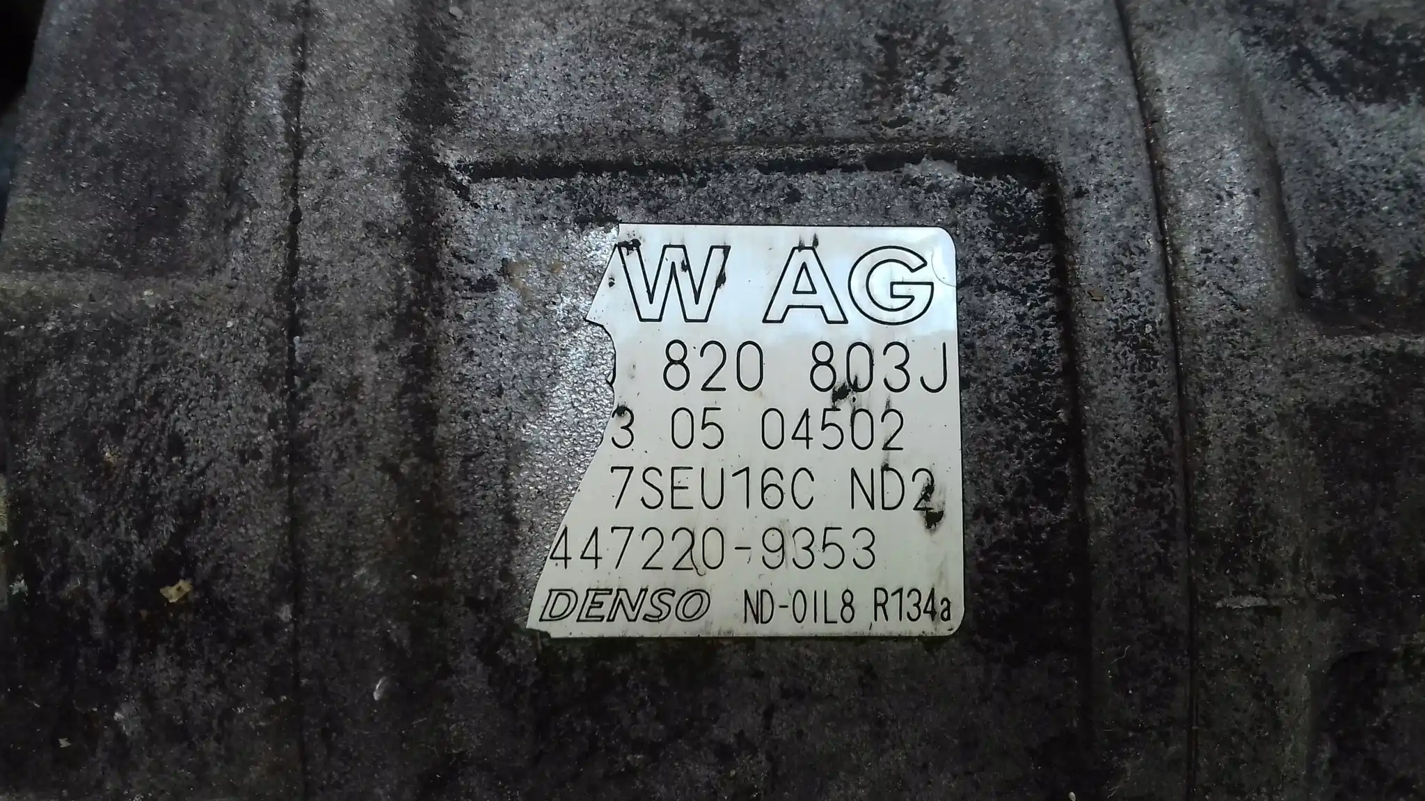 SPRĘŻARKA KOMPRESOR KLIMATYZACJI 4472209353 AUDI A3 8P 2.0 TDI 03- VW SEAT