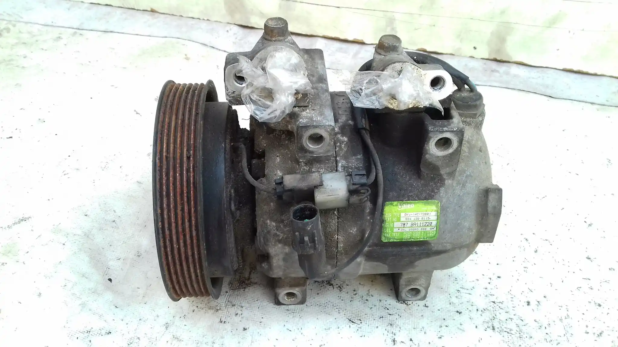 SPRĘŻARKA KOMPRESOR KLIMATYZACJI 6641300115 SSANGYONG KYRON 2.0 XDI 05-