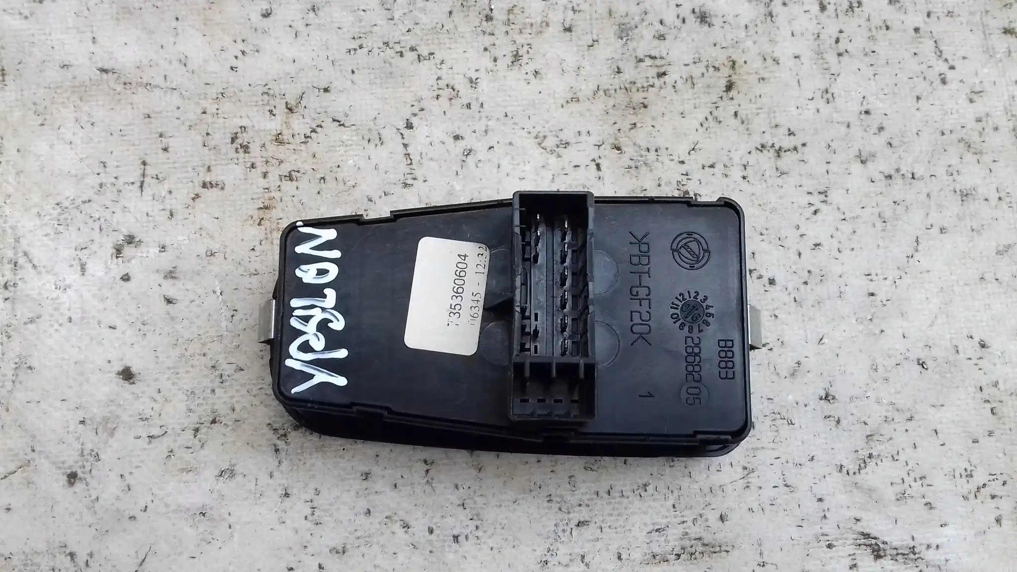 PANEL STEROWANIA SZYB 735360604 LANCIA YPSILON II 03-
