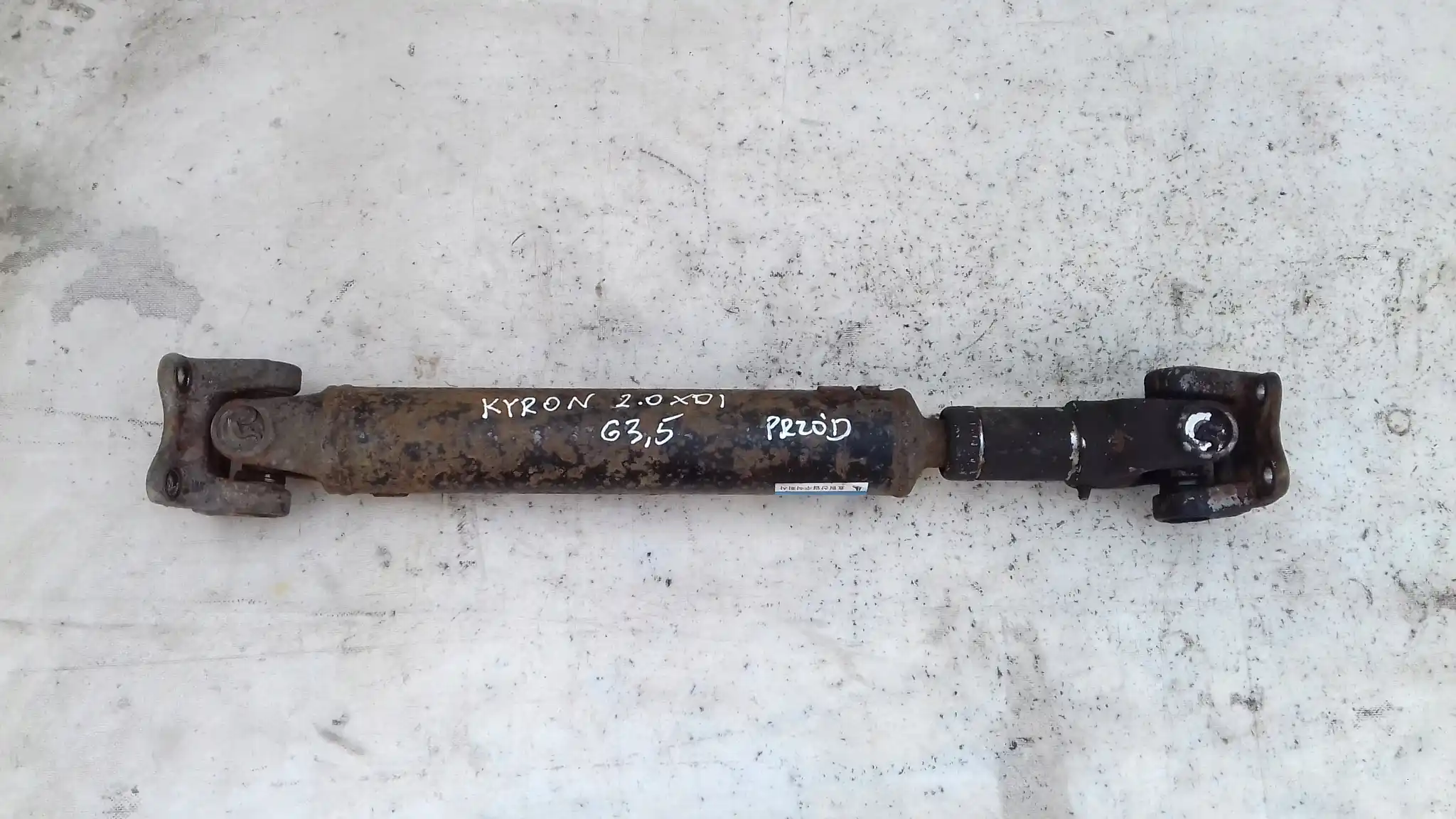 WAŁ NAPĘDOWY PRZÓD KRÓTKI 63,5CM 3310009001 SSANGYONG KYRON 2.0 XDI 05-