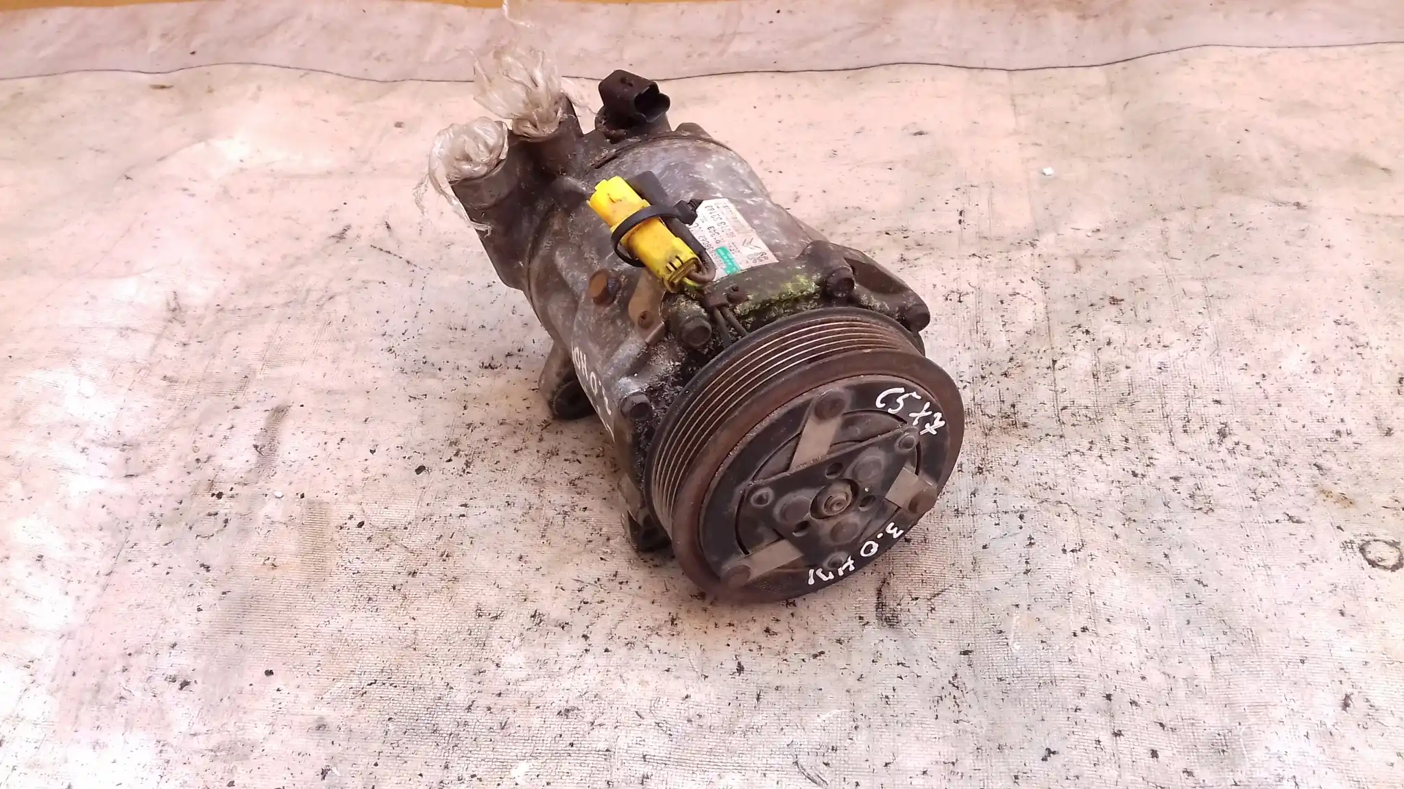 SPRĘŻARKA KLIMATYZACJI 9671333180 PSA PEUGEOT CITROEN C5 III X7 3.0 HDI 08-