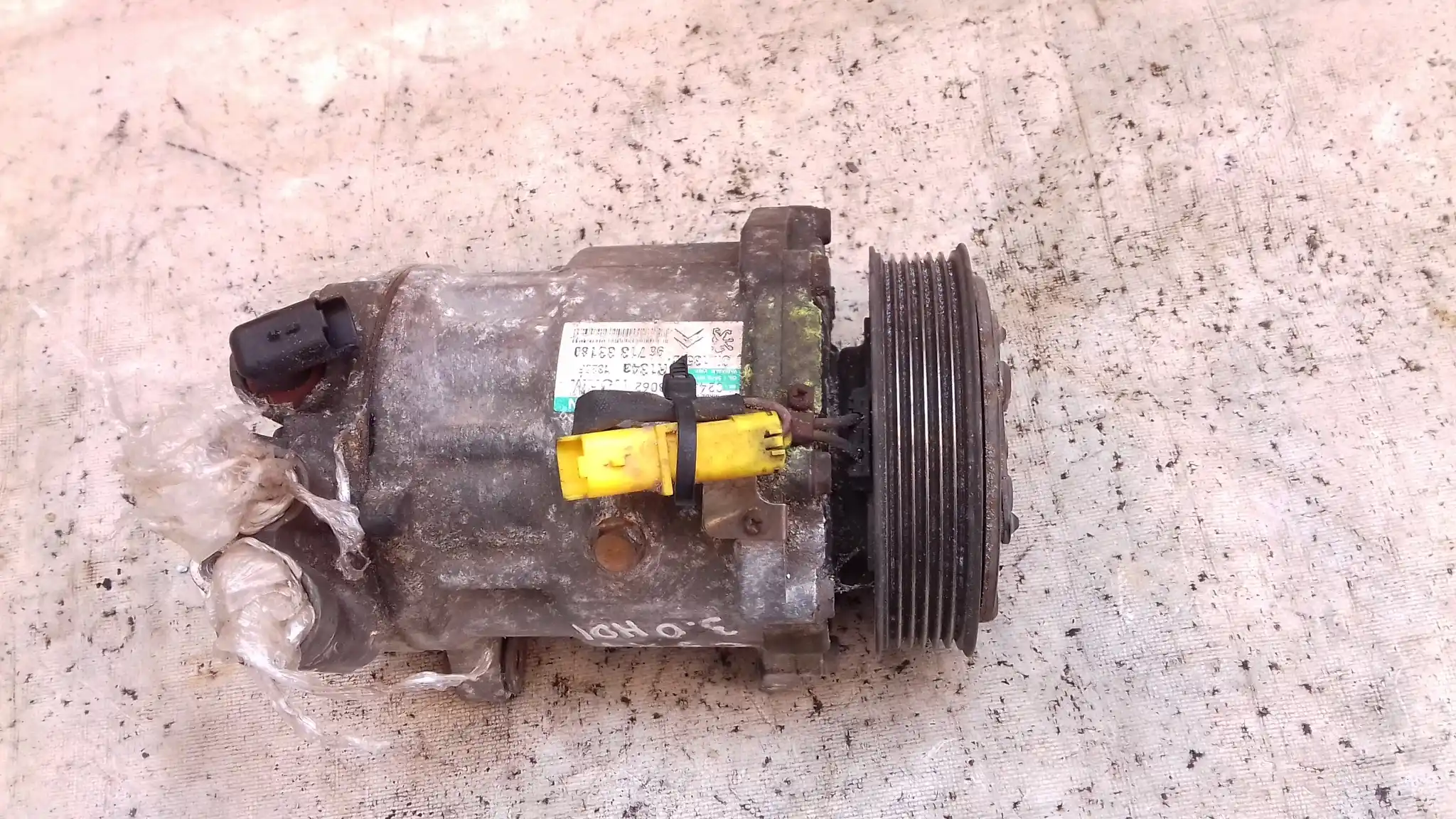 SPRĘŻARKA KLIMATYZACJI 9671333180 PSA PEUGEOT CITROEN C5 III X7 3.0 HDI 08-