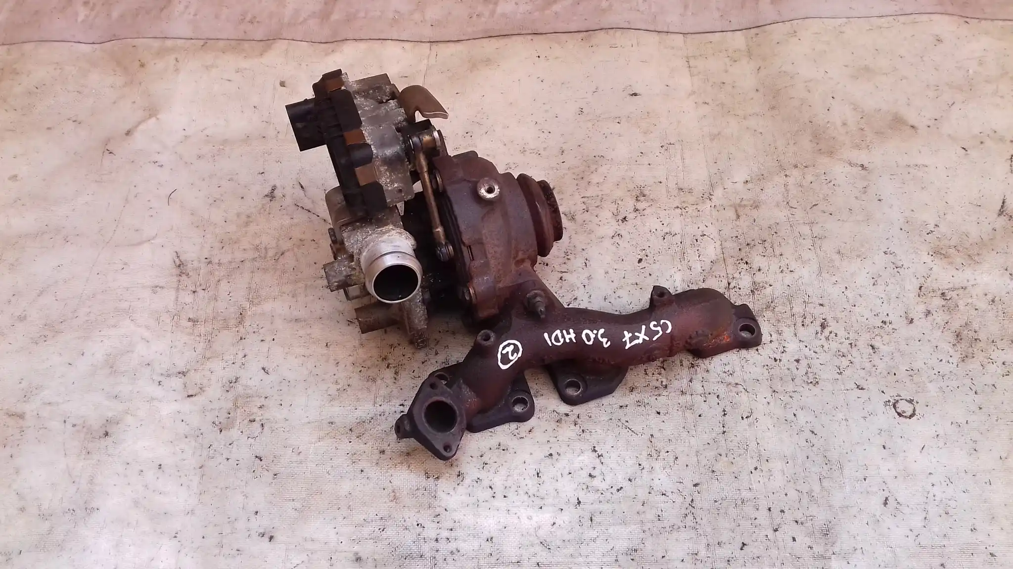 TURBOSPRĘŻARKA TURBO 9U3Q6K682FB 6NW009550 CITROEN C5 III X7 3.0 HDI 08-