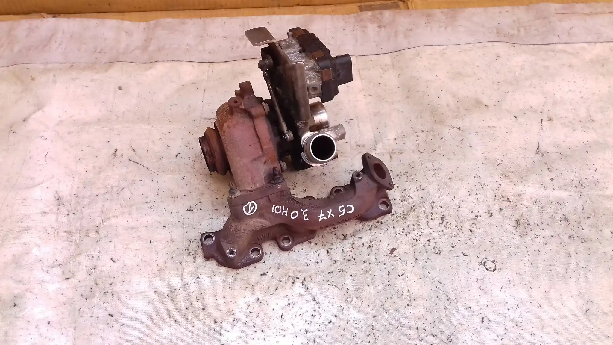 TURBOSPRĘŻARKA TURBO 9U3Q6K682EU 6NW009550 CITROEN C5 III X7 3.0 HDI 08-