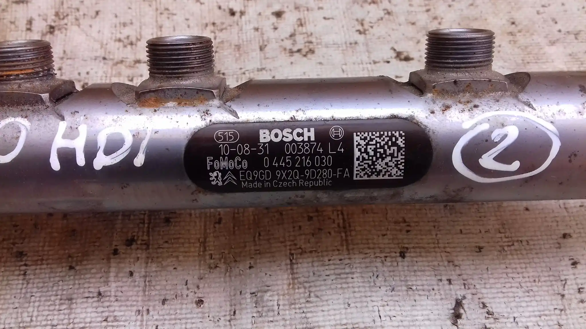 CZUJNIK CIŚNIENIA 0281006064 LISTWA 0445216030 CITROEN C5 III X7 3.0 HDI 08