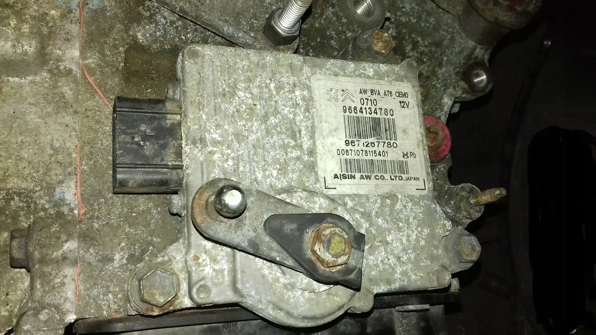 STEROWNIK 9664134780 SKRZYNI BIEGÓW 20GV04 DO CITROEN C5 III X7 3.0 HDI 08-