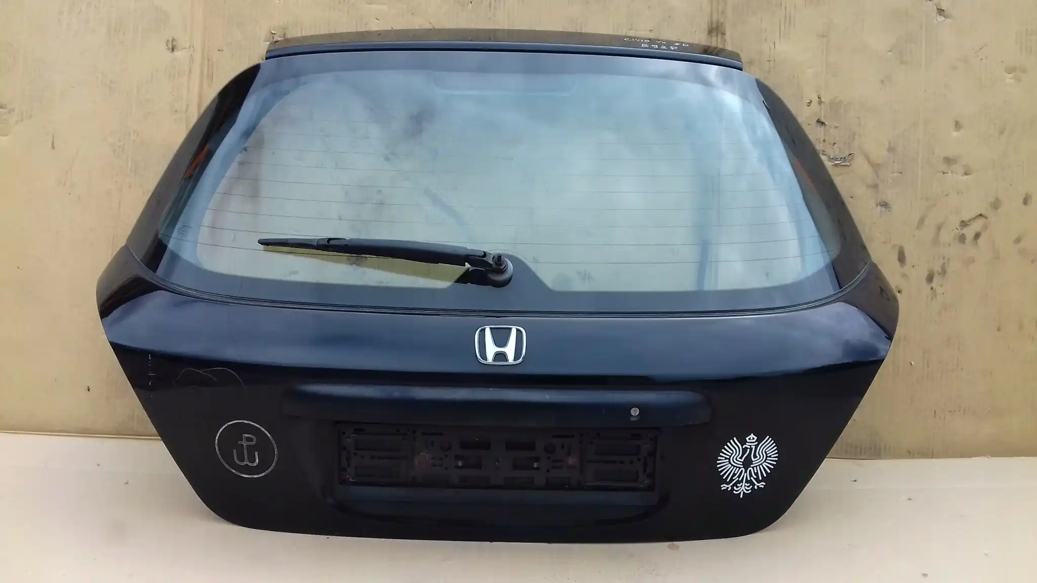 KLAPA TYŁ TYLNA HONDA CIVIC VII 5D HB 00-06 B92P