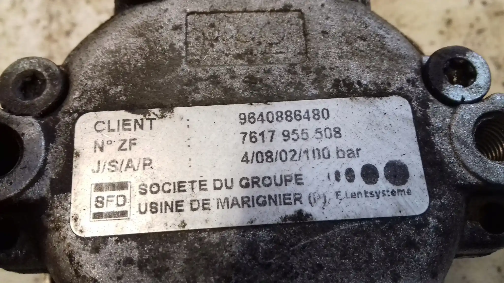 POMPA WSPOMAGANIA 7617955508 PEUGOET 607 2.2 HDI 99-