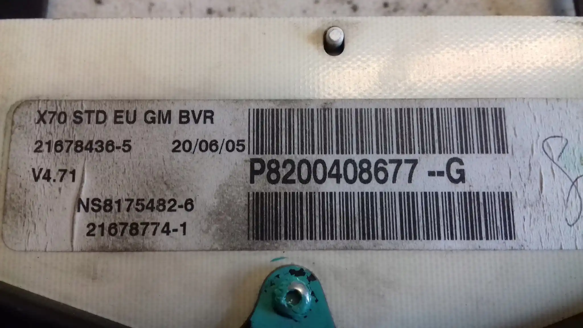 LICZNIK ZEGARY P8200408677G RENAULT MASTER II 2 2.5 DCI 00-