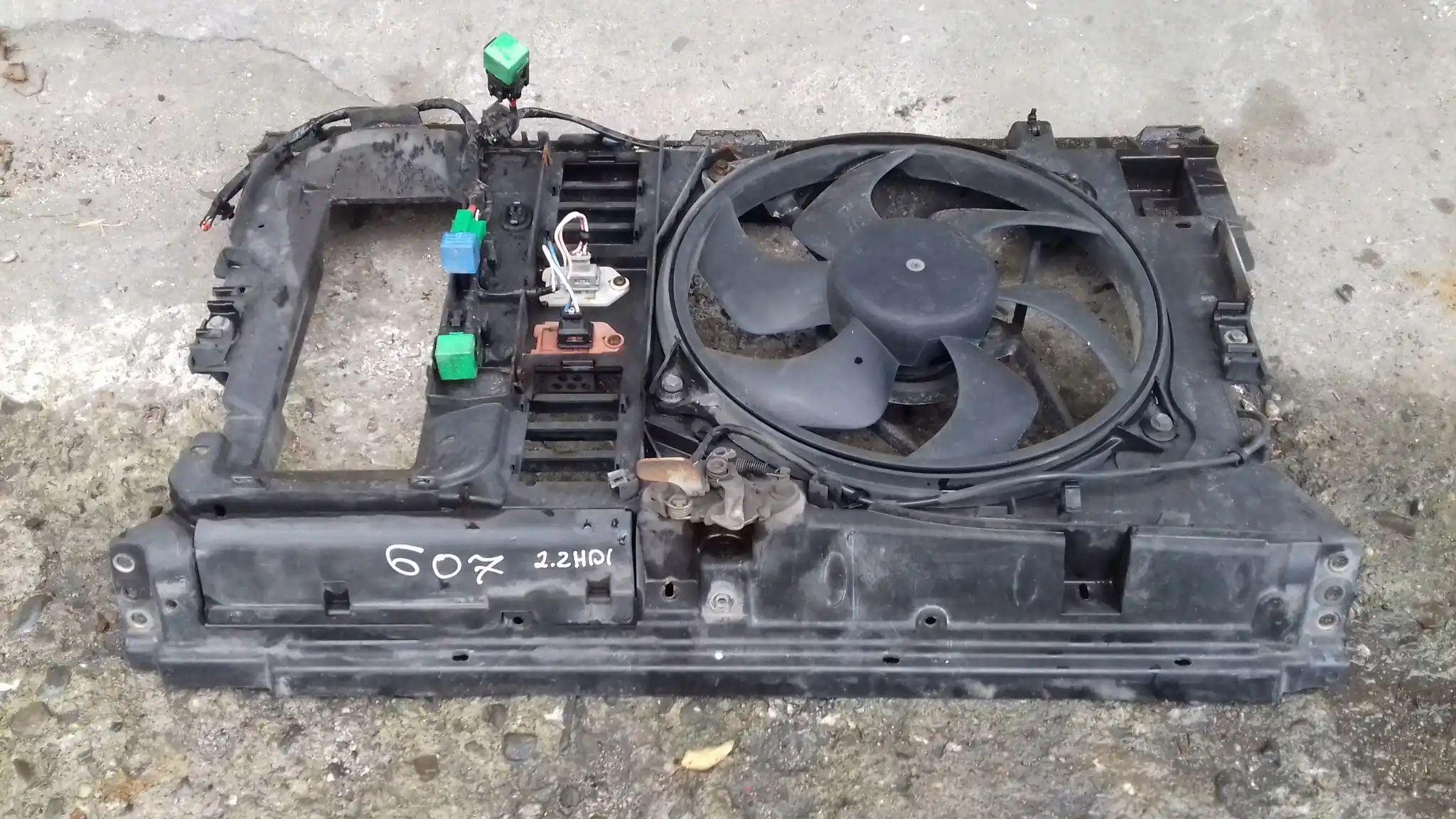 WENTYLATORY CHŁODNICY 1853405916 PEUGEOT 607 2.2 HDI 99-