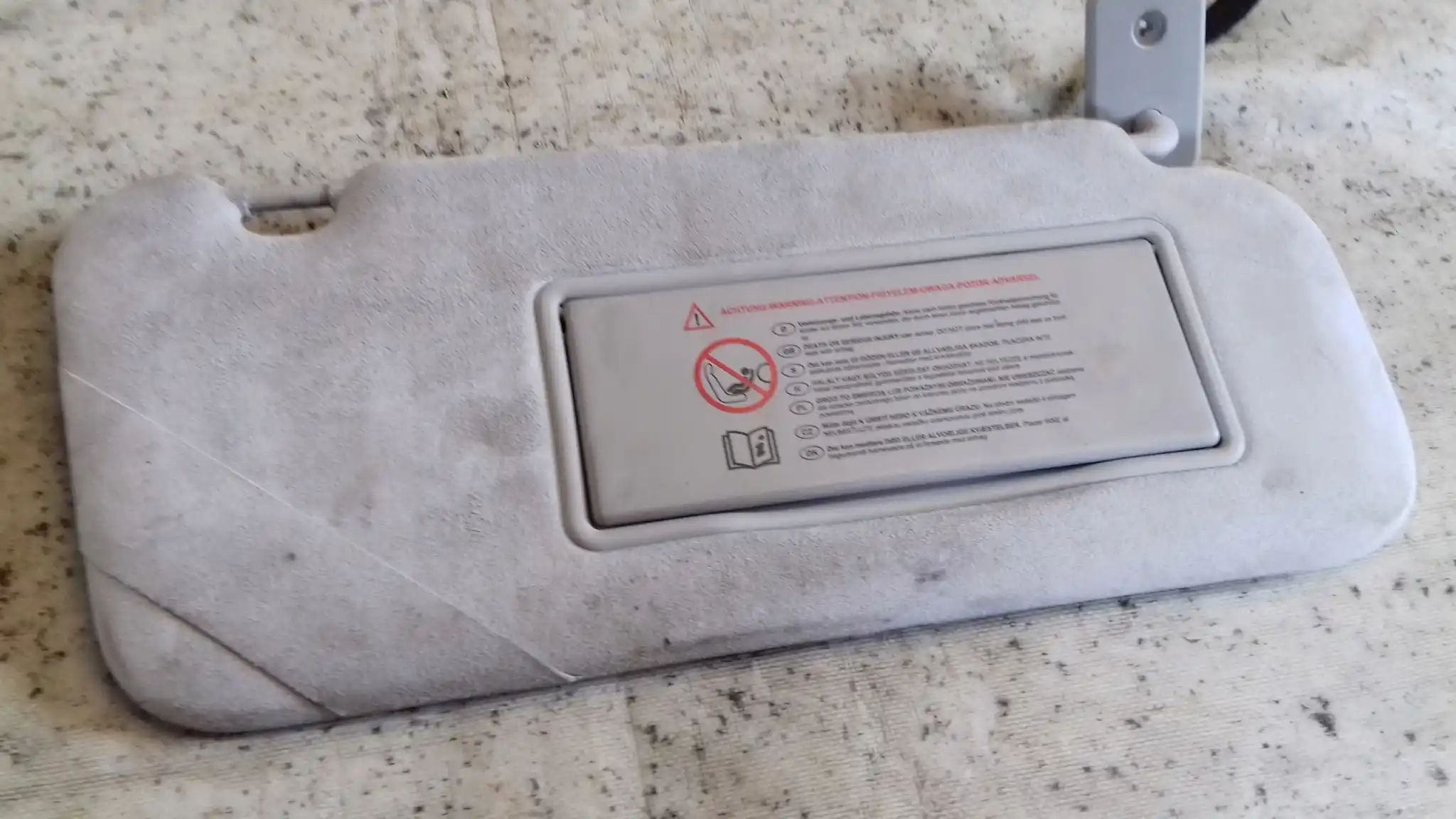 OSŁONA PRZECIWSŁONECZNA SŁONCZNIK ALCANTARA PRAWY CITROEN C5 III X7 08-