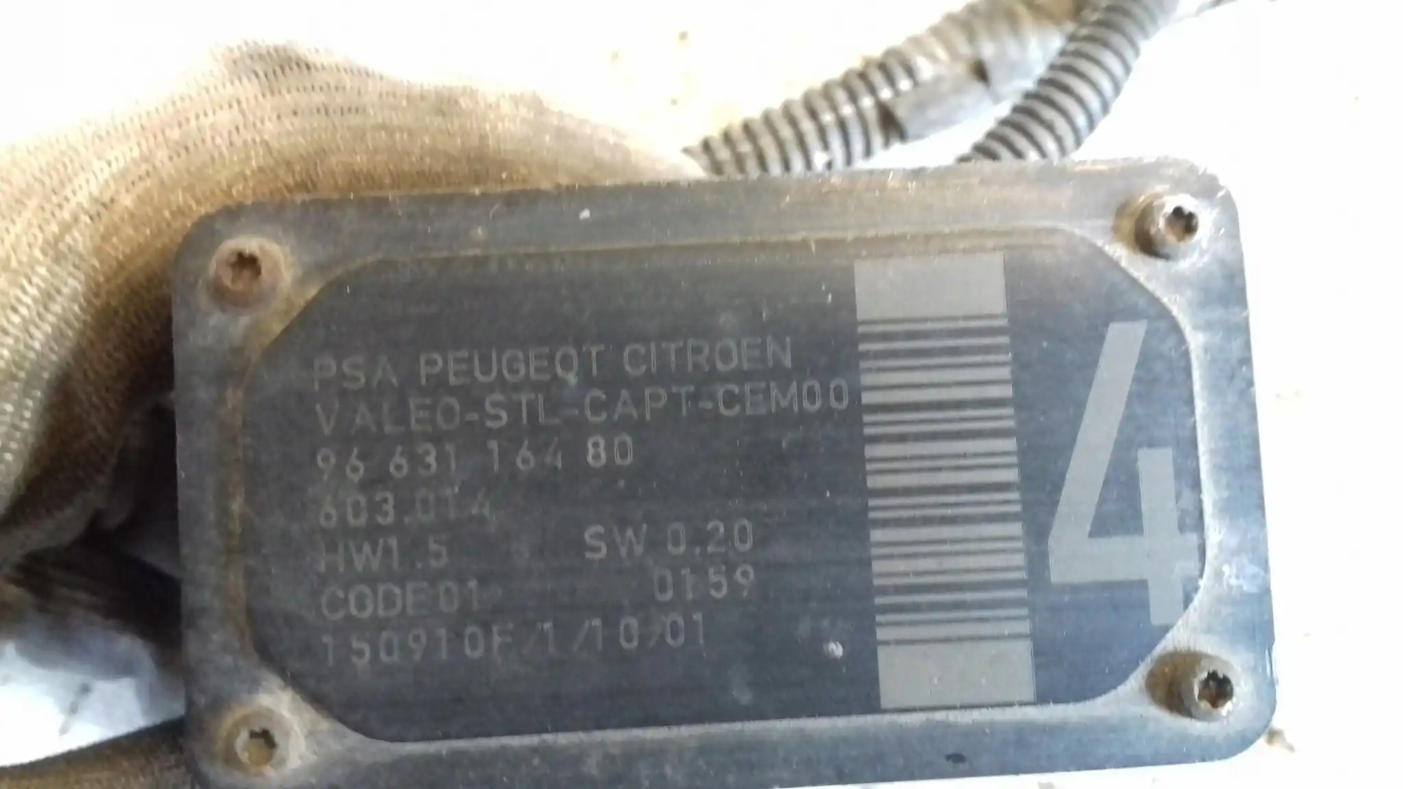 CZUJNIK CZUJNIKI WIĄZKA ZMIANY PASA RUCHU 9663116680 CITROEN C5 III X7 08-