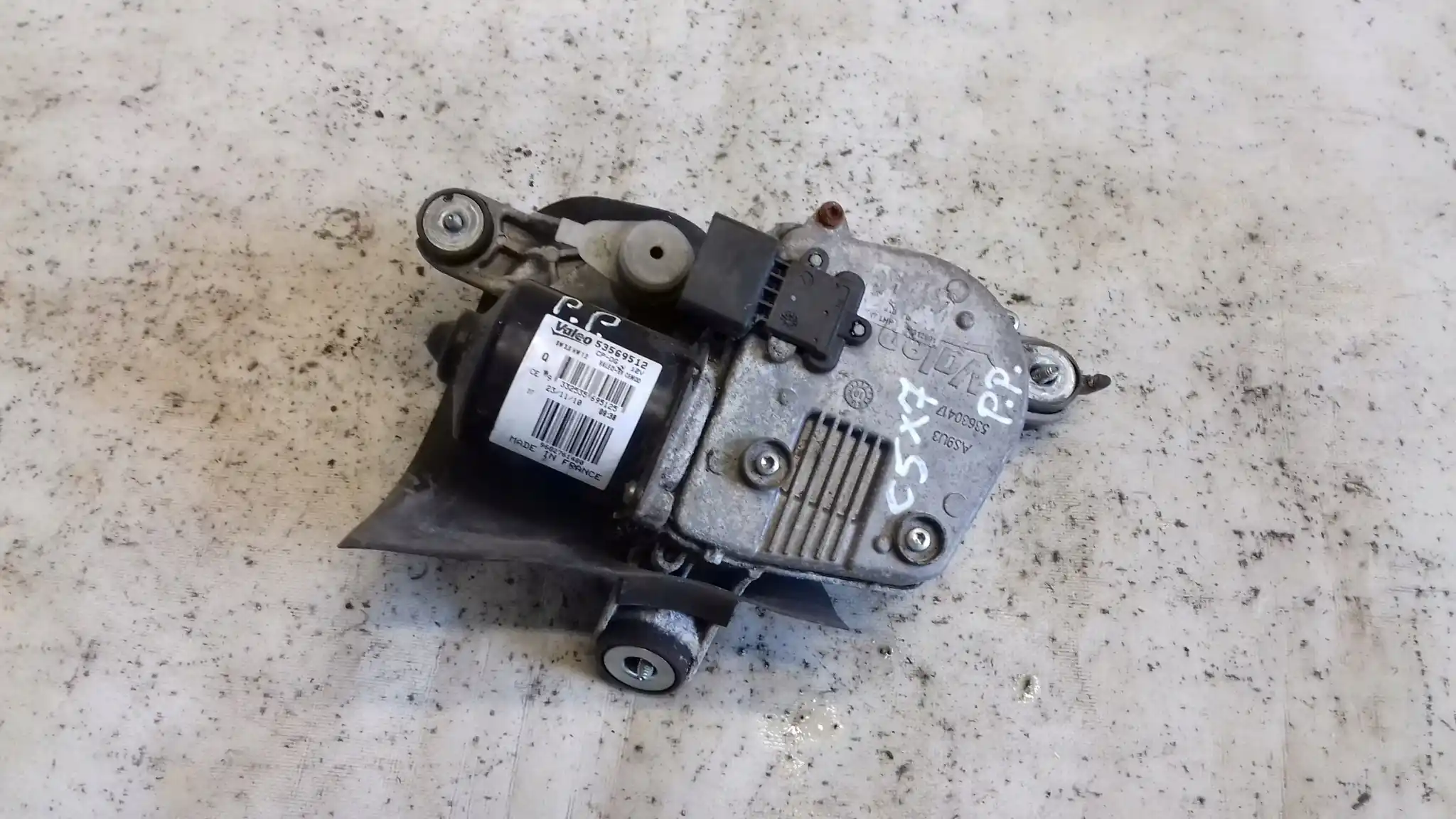 MECHANIZM SILNICZEK WYCIERACZEK PRAWY PRZÓD 53569512 CITROEN C5 III X7 07-