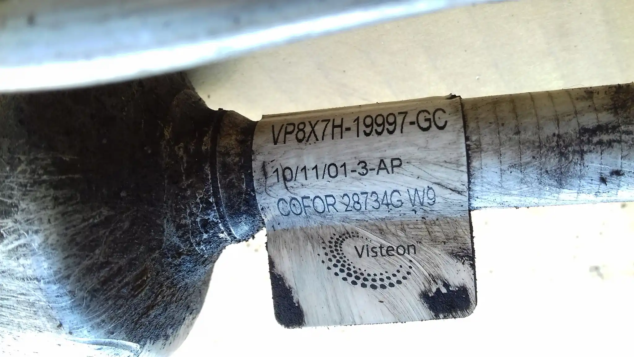 PRZEWÓD WĄŻ RURKA KLIMATYZACJI VP8X7H19997GC CITROEN C5 III X7 1.6 THP 07